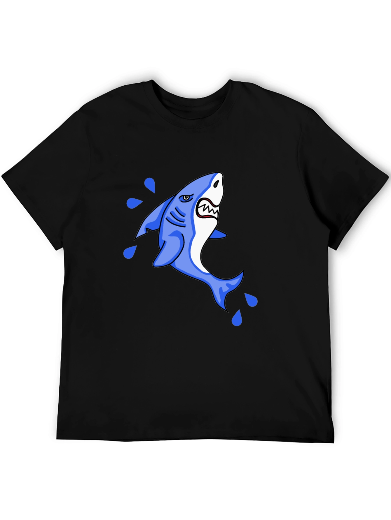 Shark Graphic Black T-Shirt