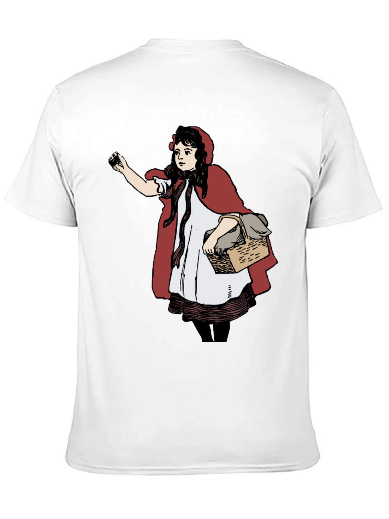 Little Red Riding Hood Graphic Tee - Black