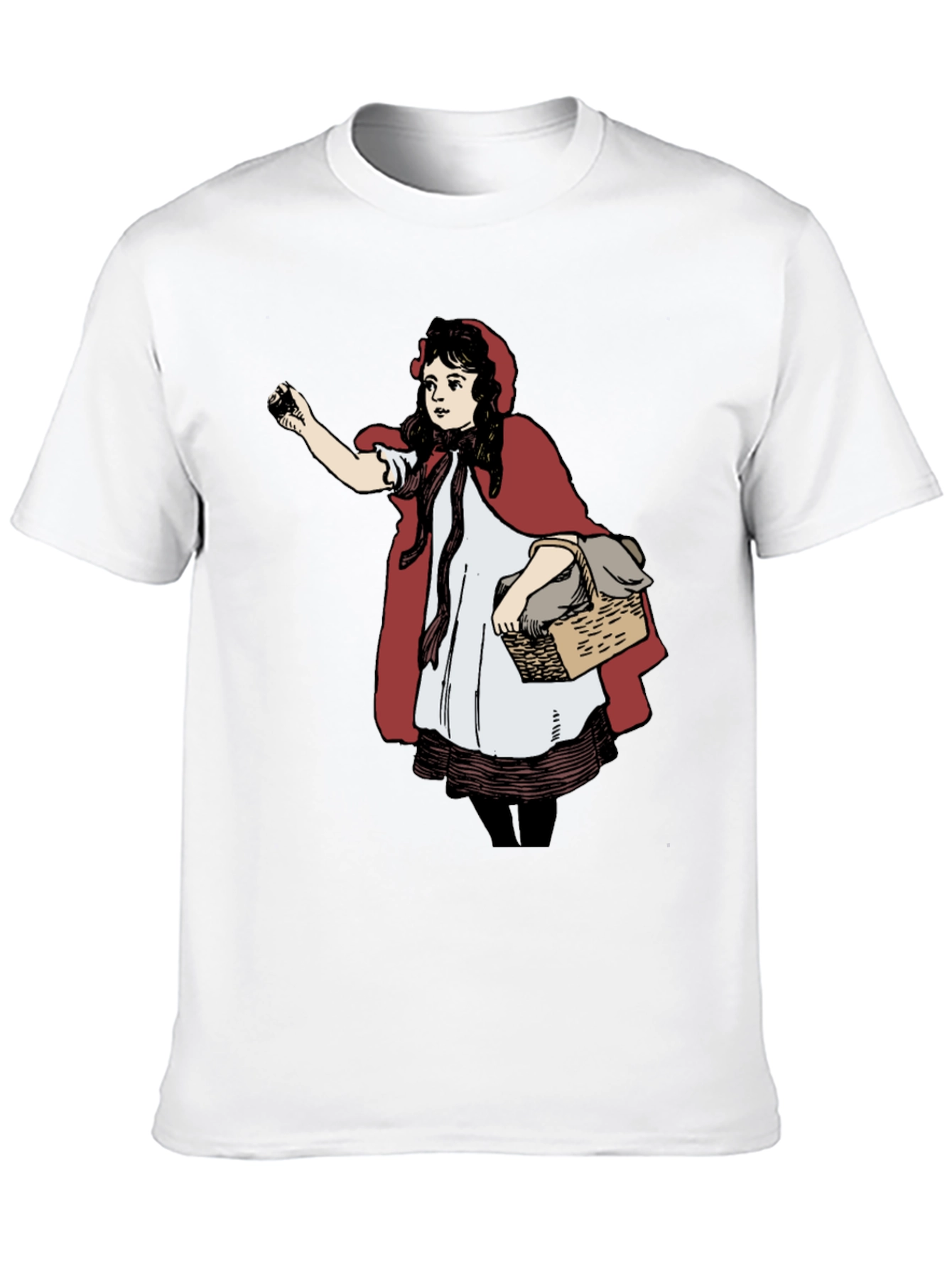 Little Red Riding Hood Graphic Tee - Black