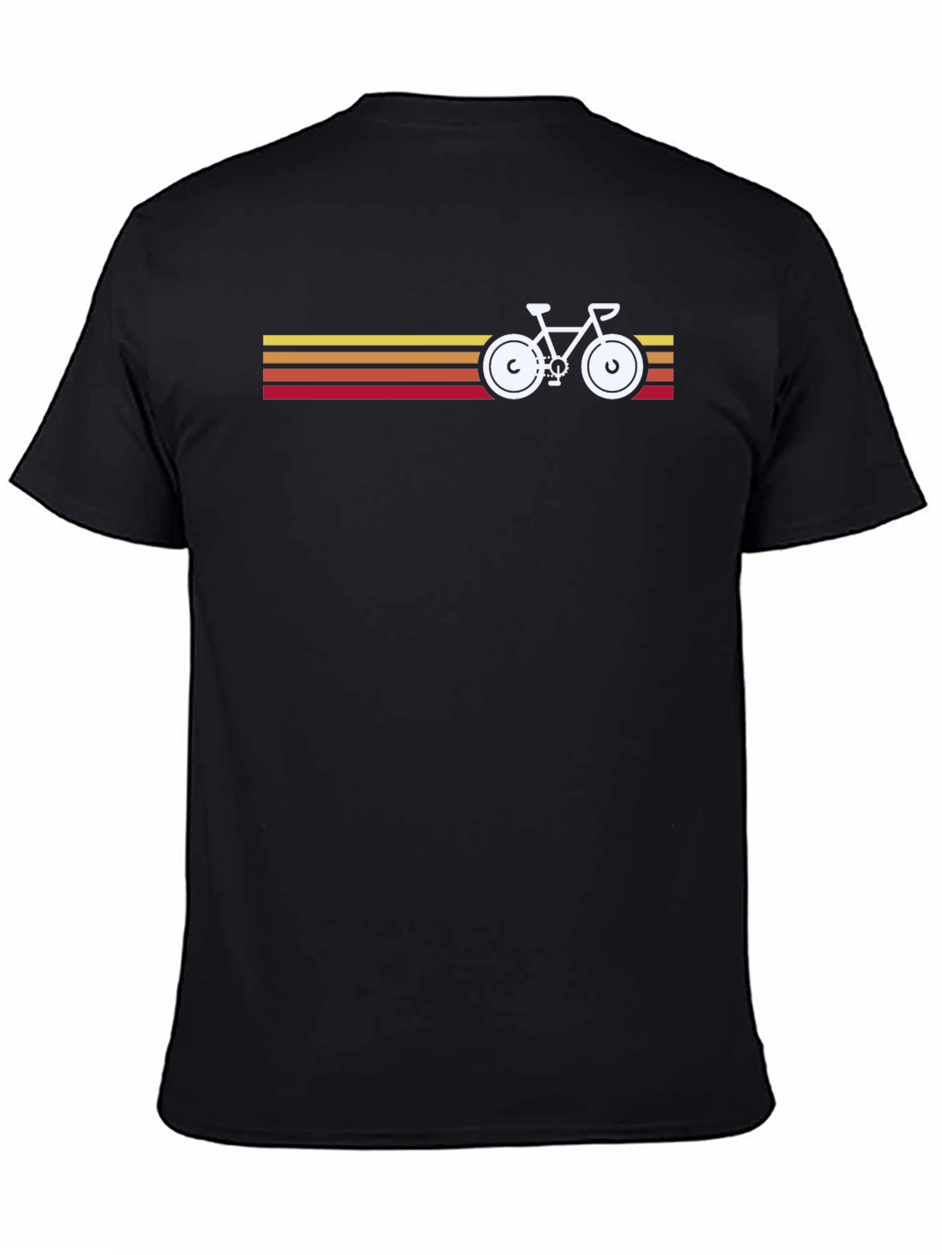Retro Stripes Bicycle T-Shirt - Classic Design Tee