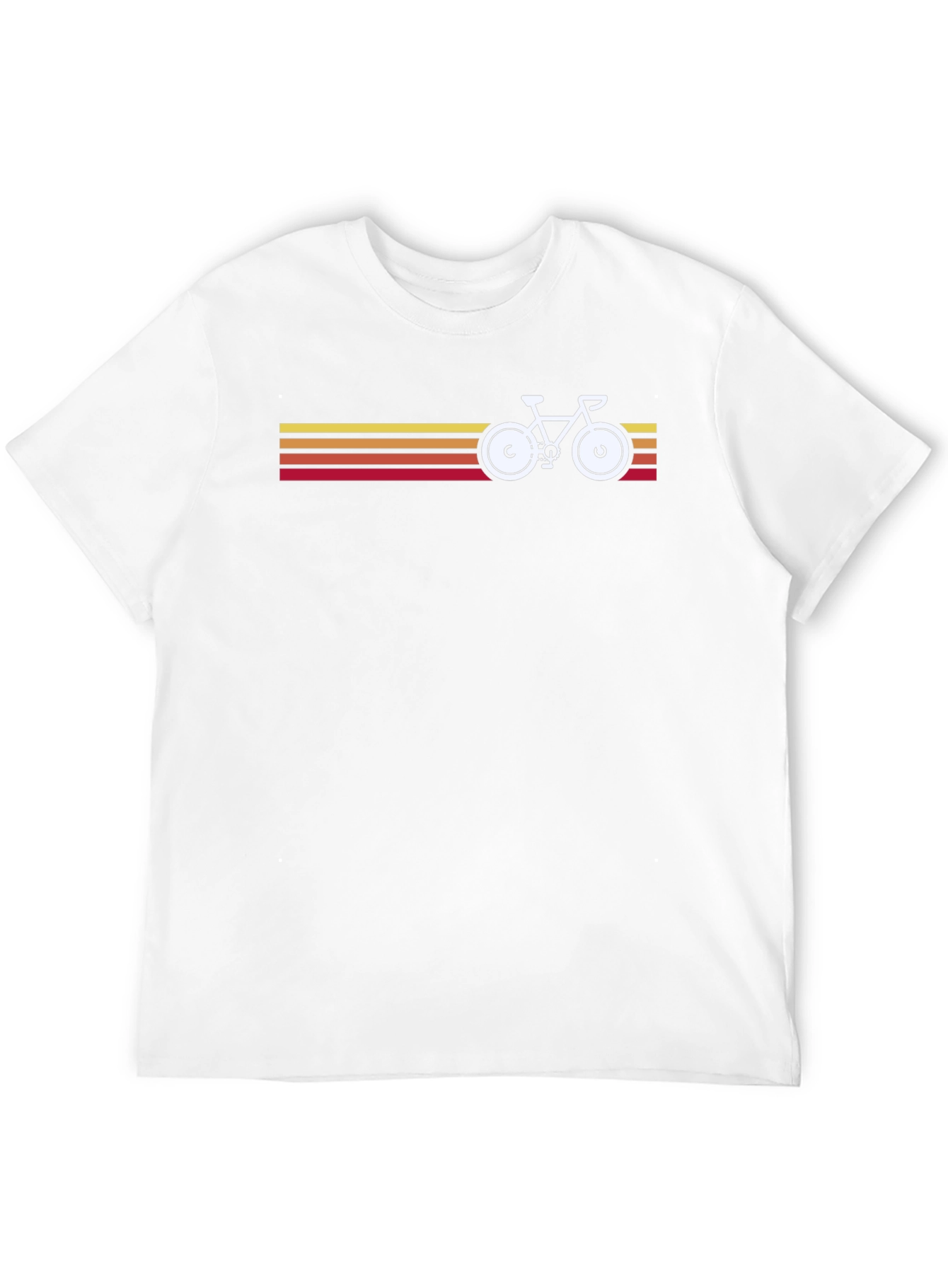 Retro Stripes Bicycle T-Shirt - Classic Design Tee