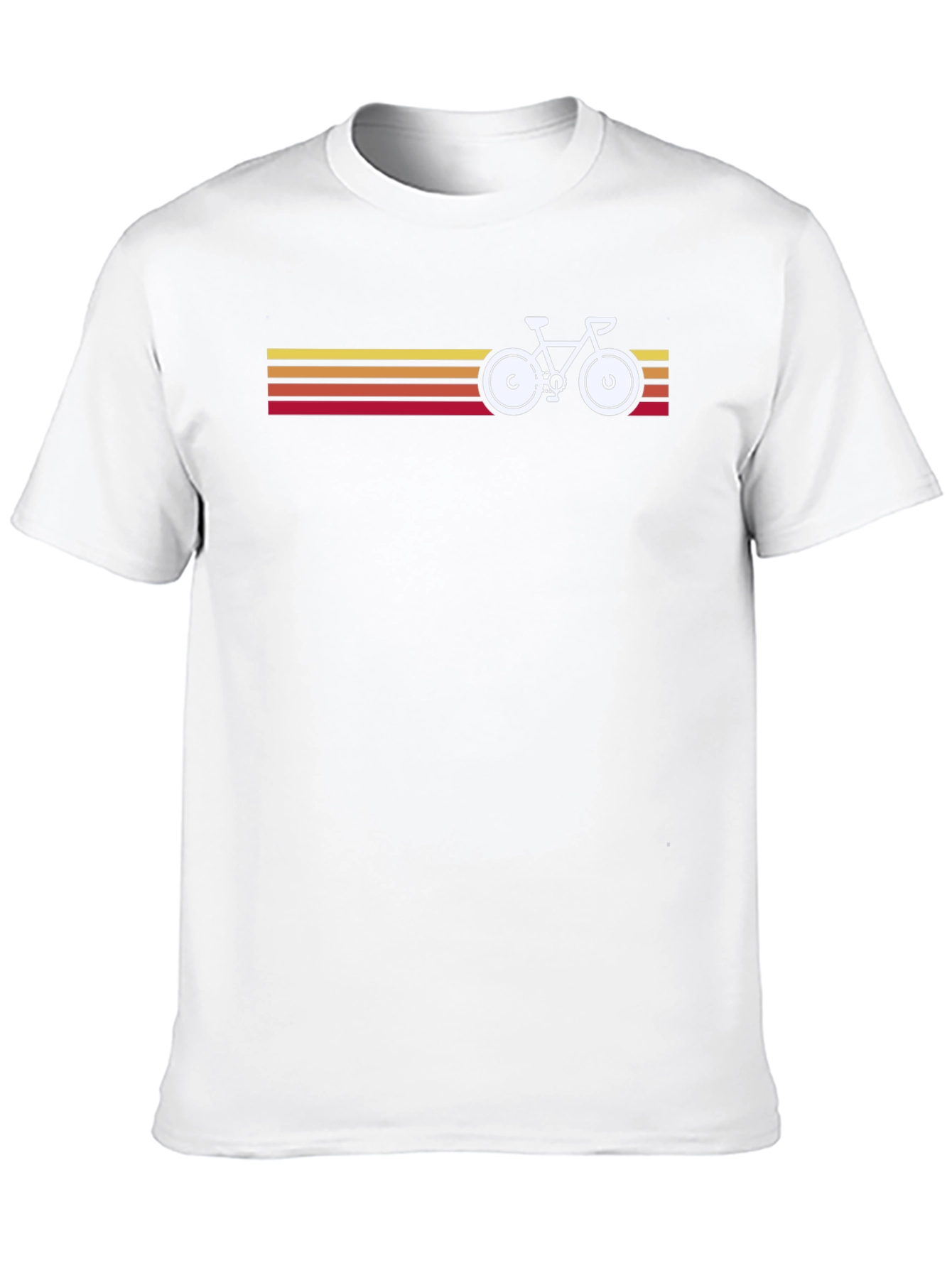 Retro Stripes Bicycle T-Shirt - Classic Design Tee
