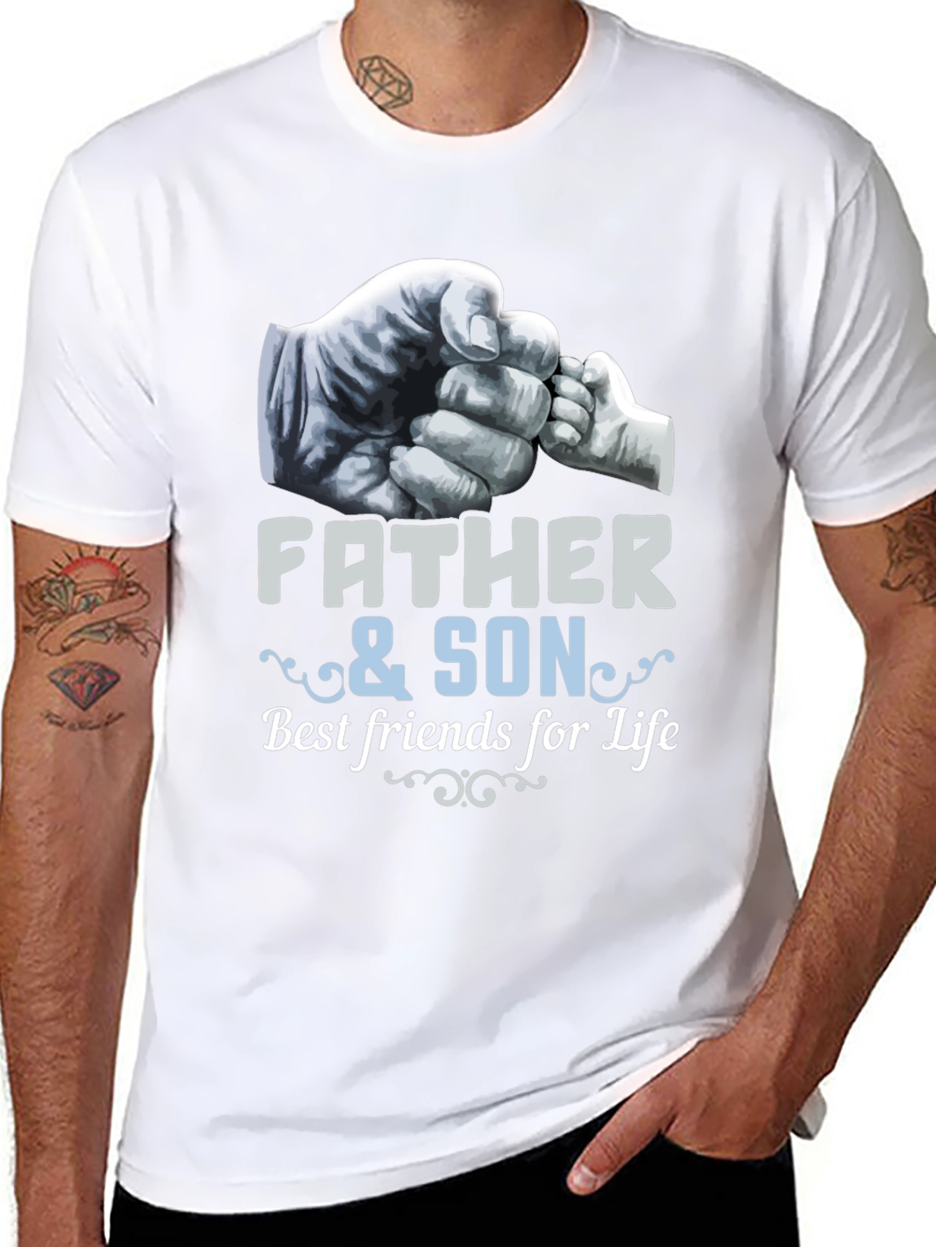 Father & Son T-Shirt: Best Friends for Life!
