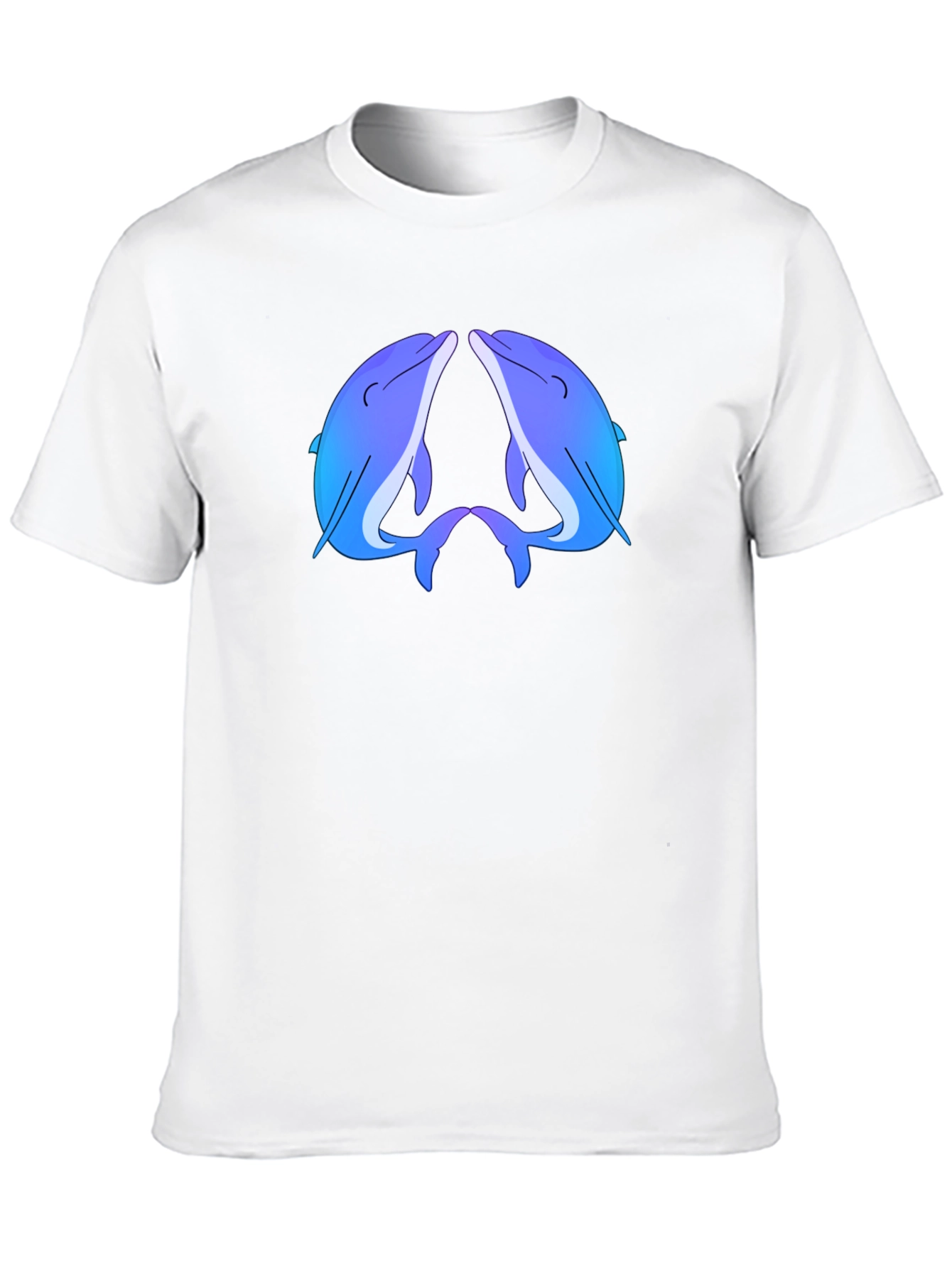 Blue Dolphin Black T-Shirt