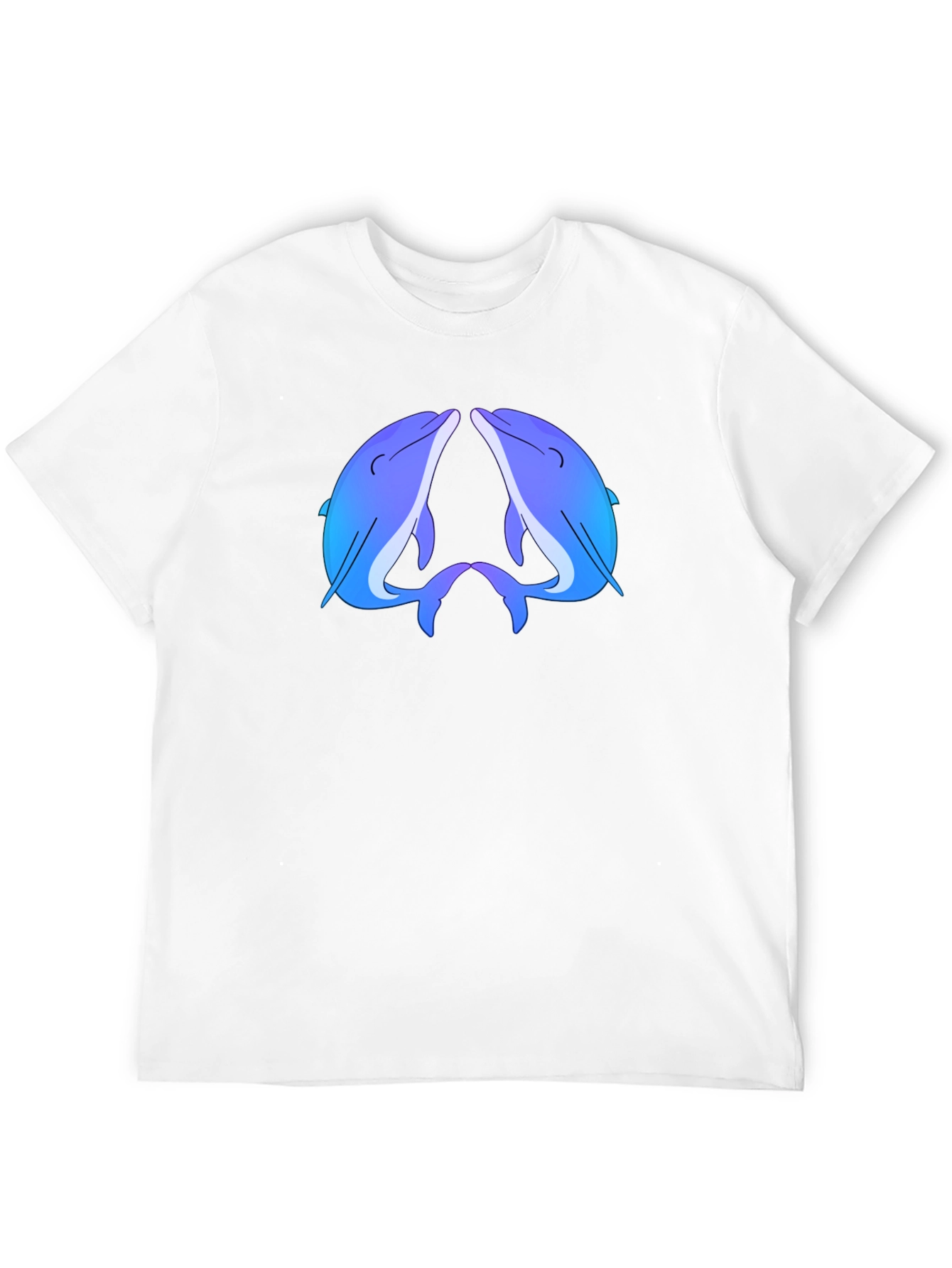 Blue Dolphin Black T-Shirt