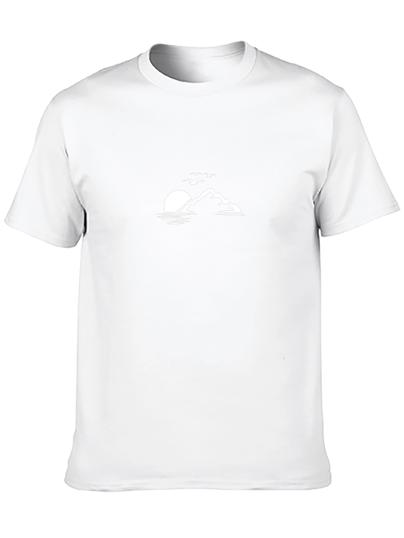 Black Mountain Scene Graphic Tee