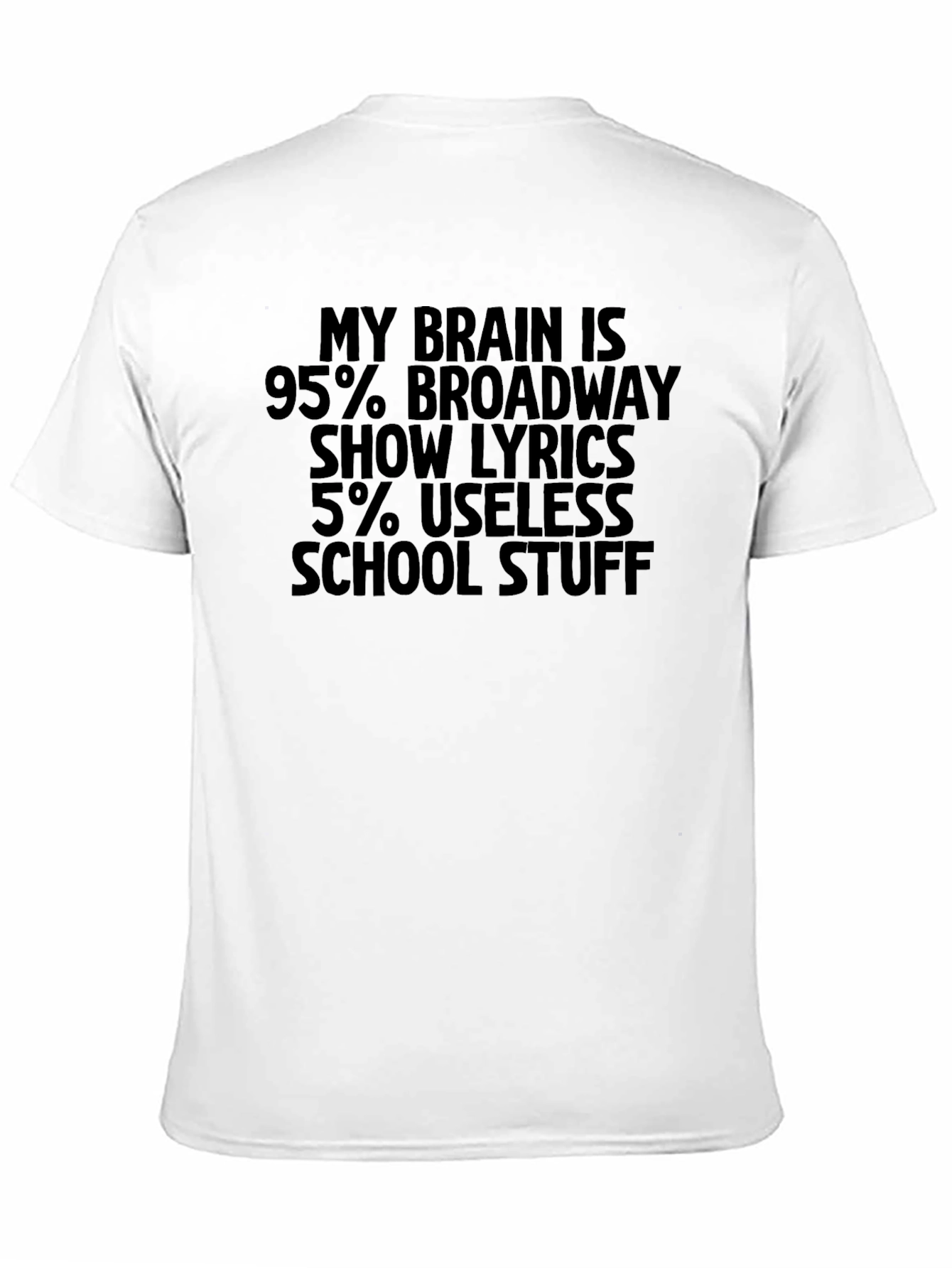 Broadway Lyrics T-Shirt - Funny Theatre Lover Tee