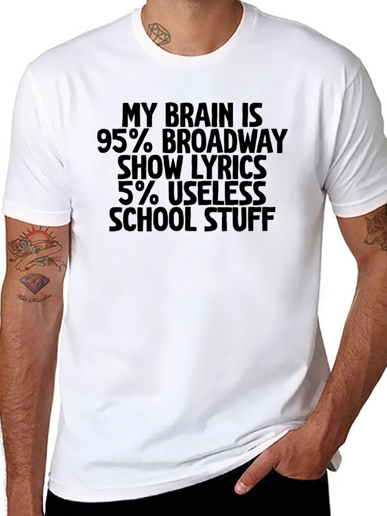 Broadway Lyrics T-Shirt - Funny Theatre Lover Tee