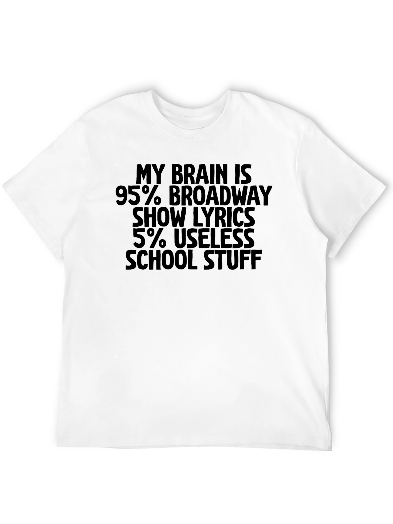 Broadway Lyrics T-Shirt - Funny Theatre Lover Tee