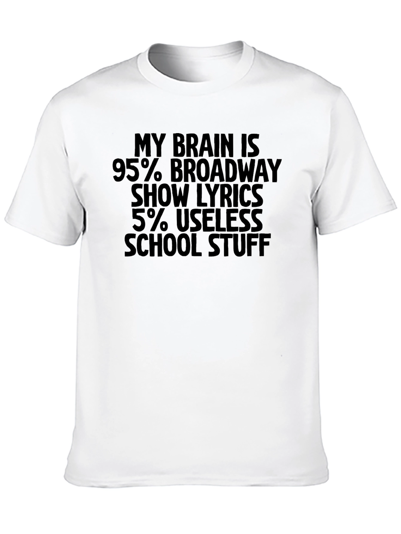 Broadway Lyrics T-Shirt - Funny Theatre Lover Tee
