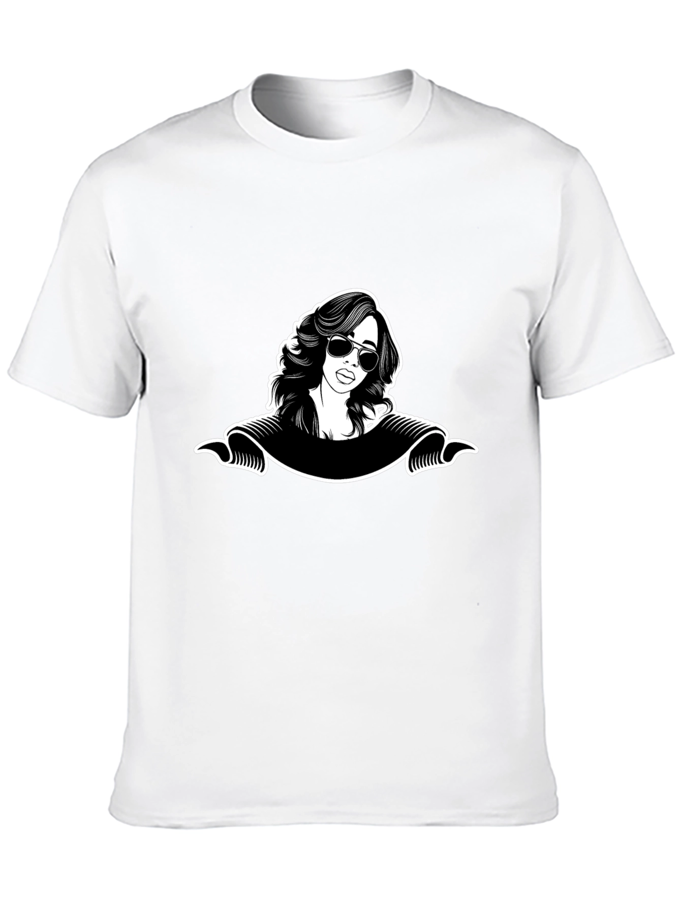 Retro Woman Graphic Tee - Classic Cool