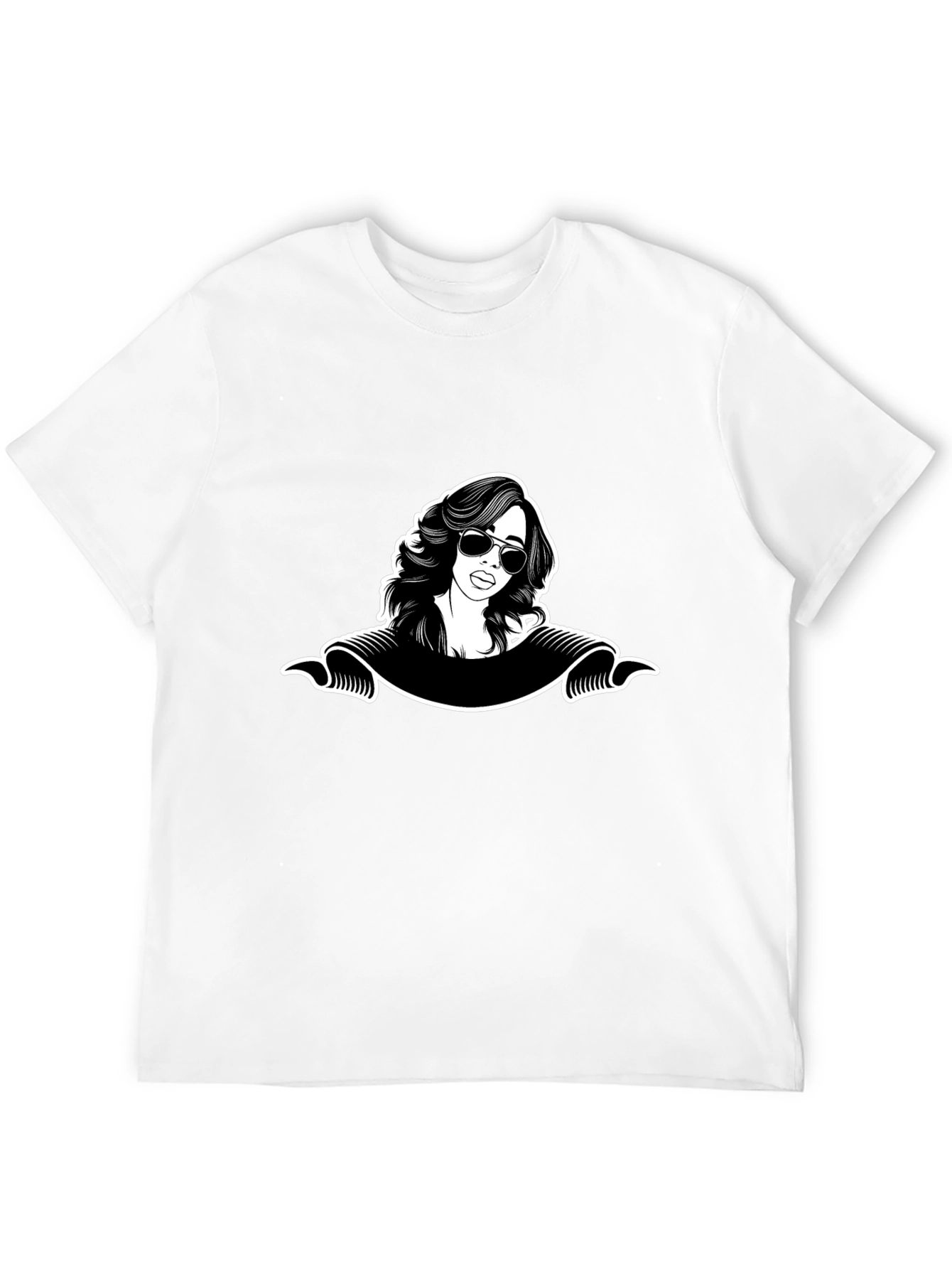 Retro Woman Graphic Tee - Classic Cool