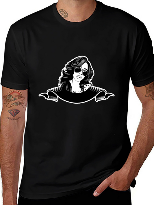 Retro Woman Graphic Tee - Classic Cool