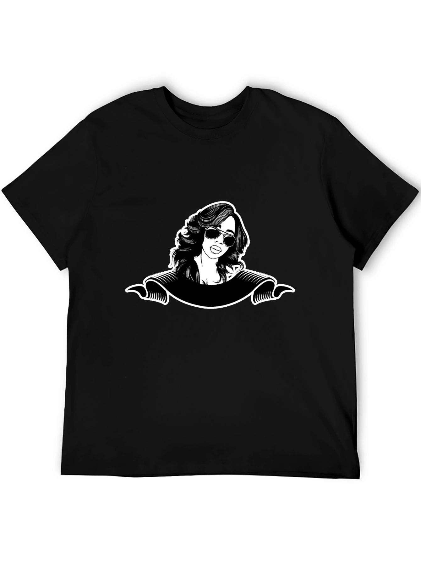 Retro Woman Graphic Tee - Classic Cool