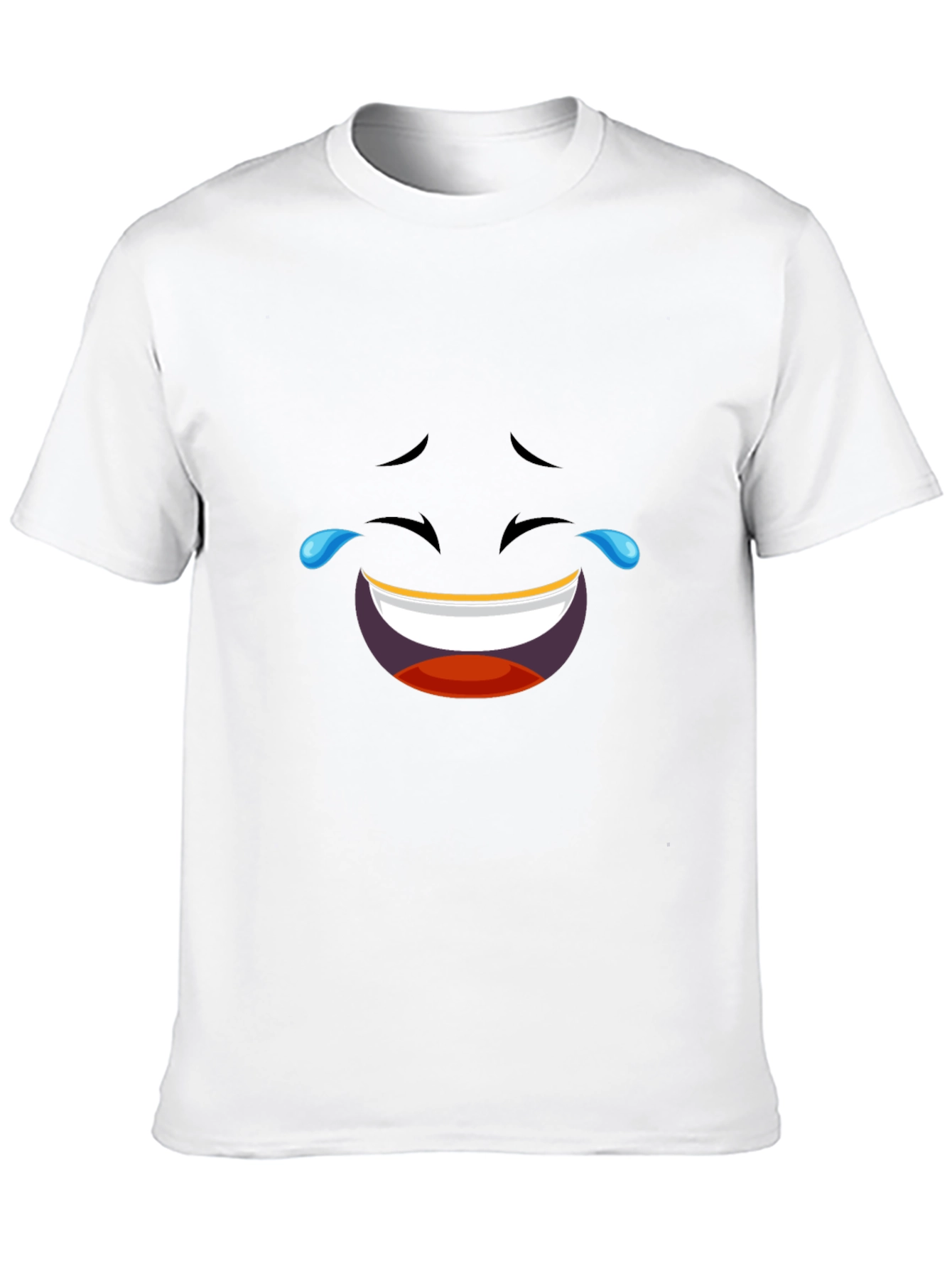 Laughing Emoji Black T-Shirt