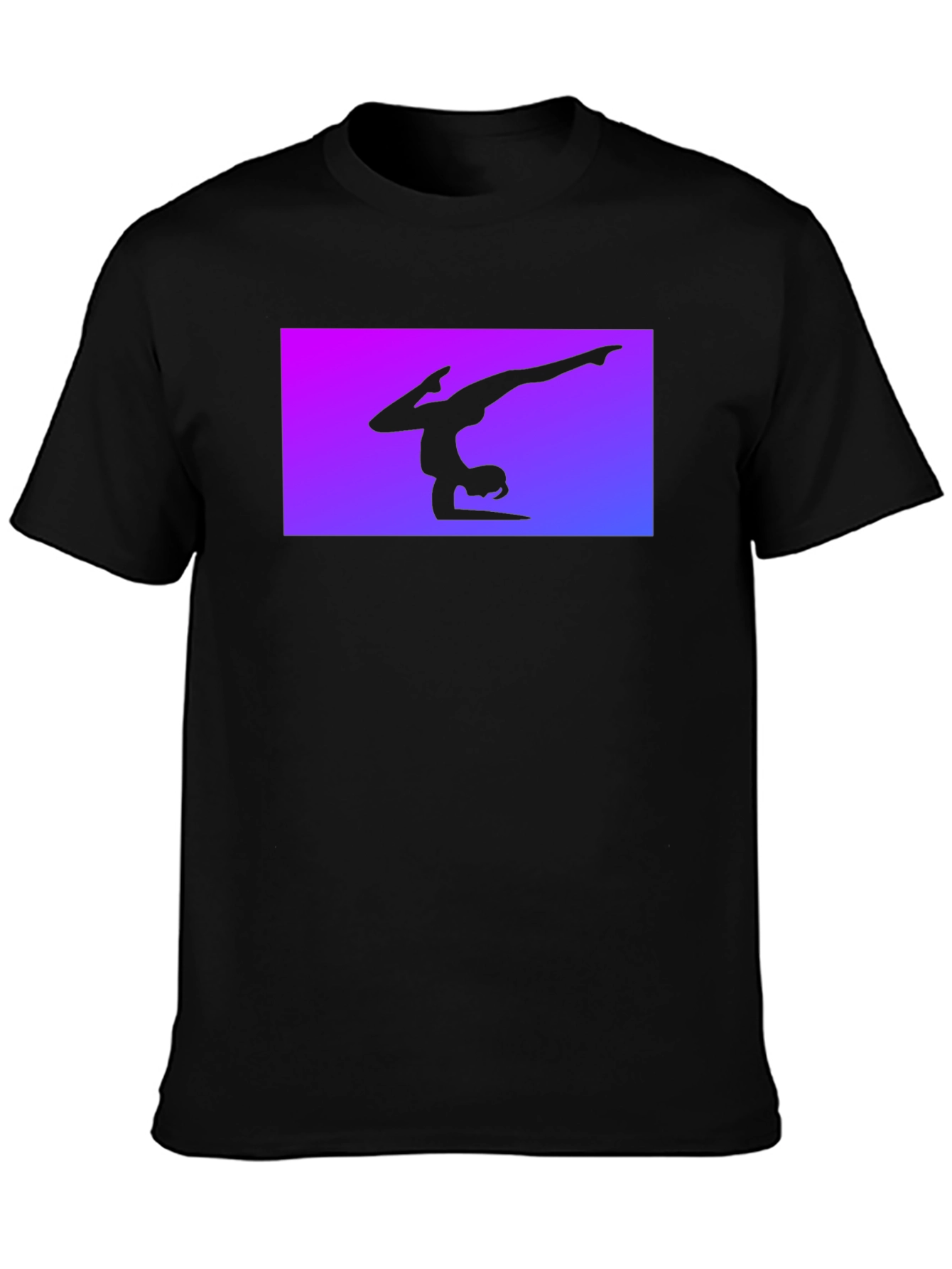 Gymnast Silhouette Tee - Black