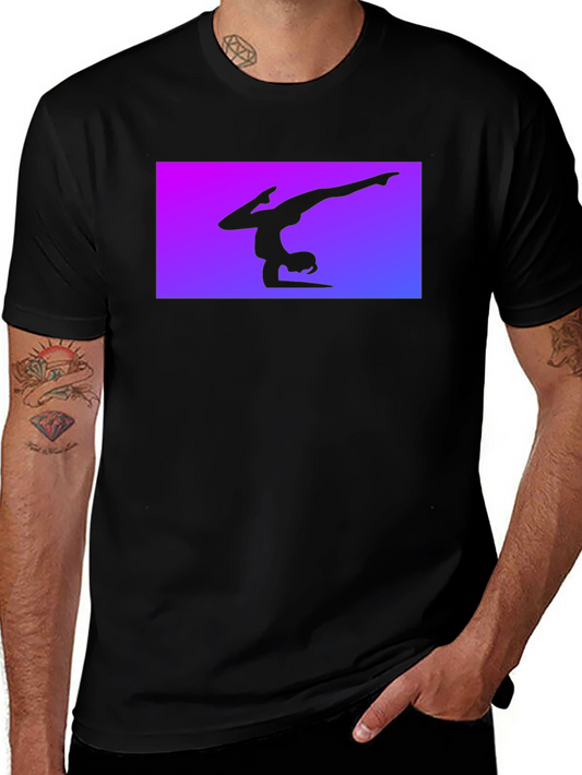 Gymnast Silhouette Tee - Black