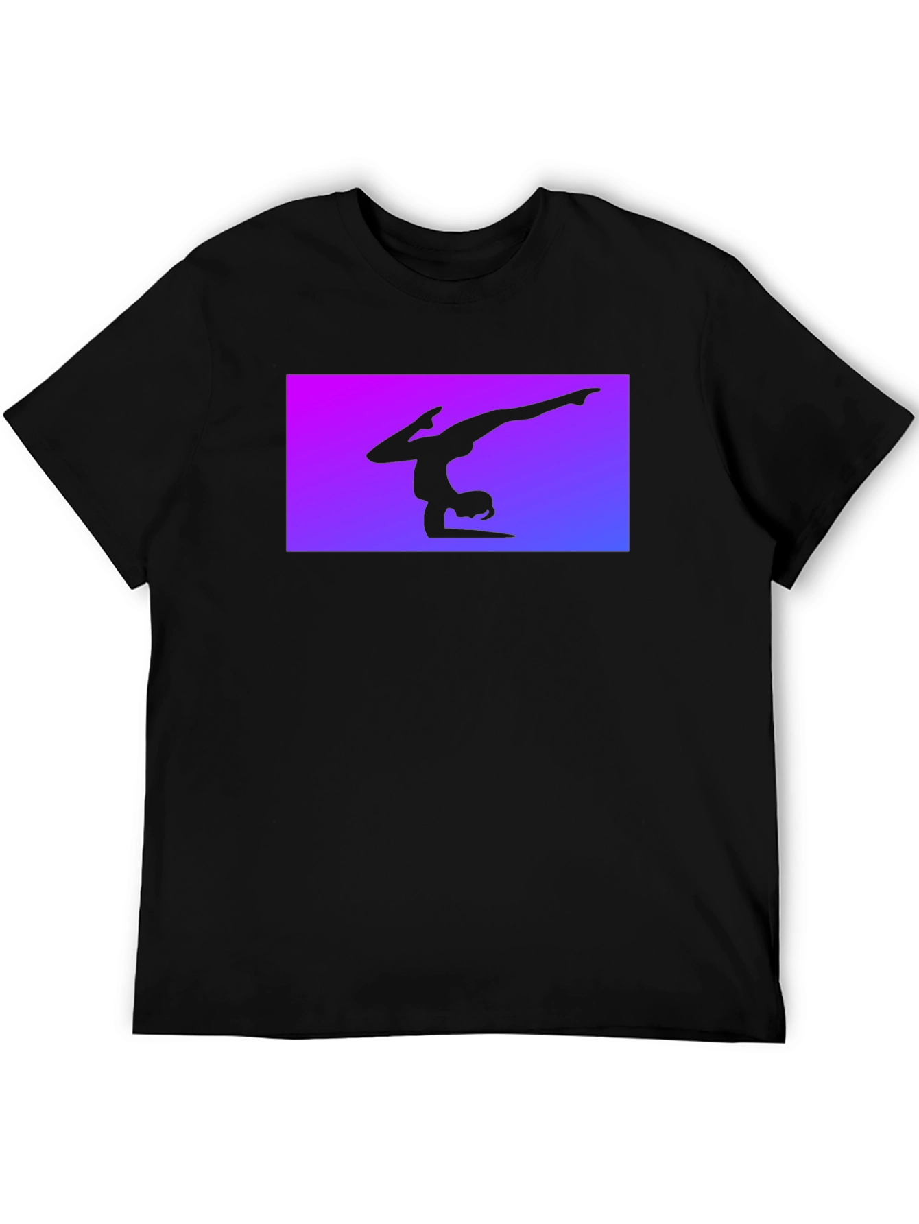 Gymnast Silhouette Tee - Black