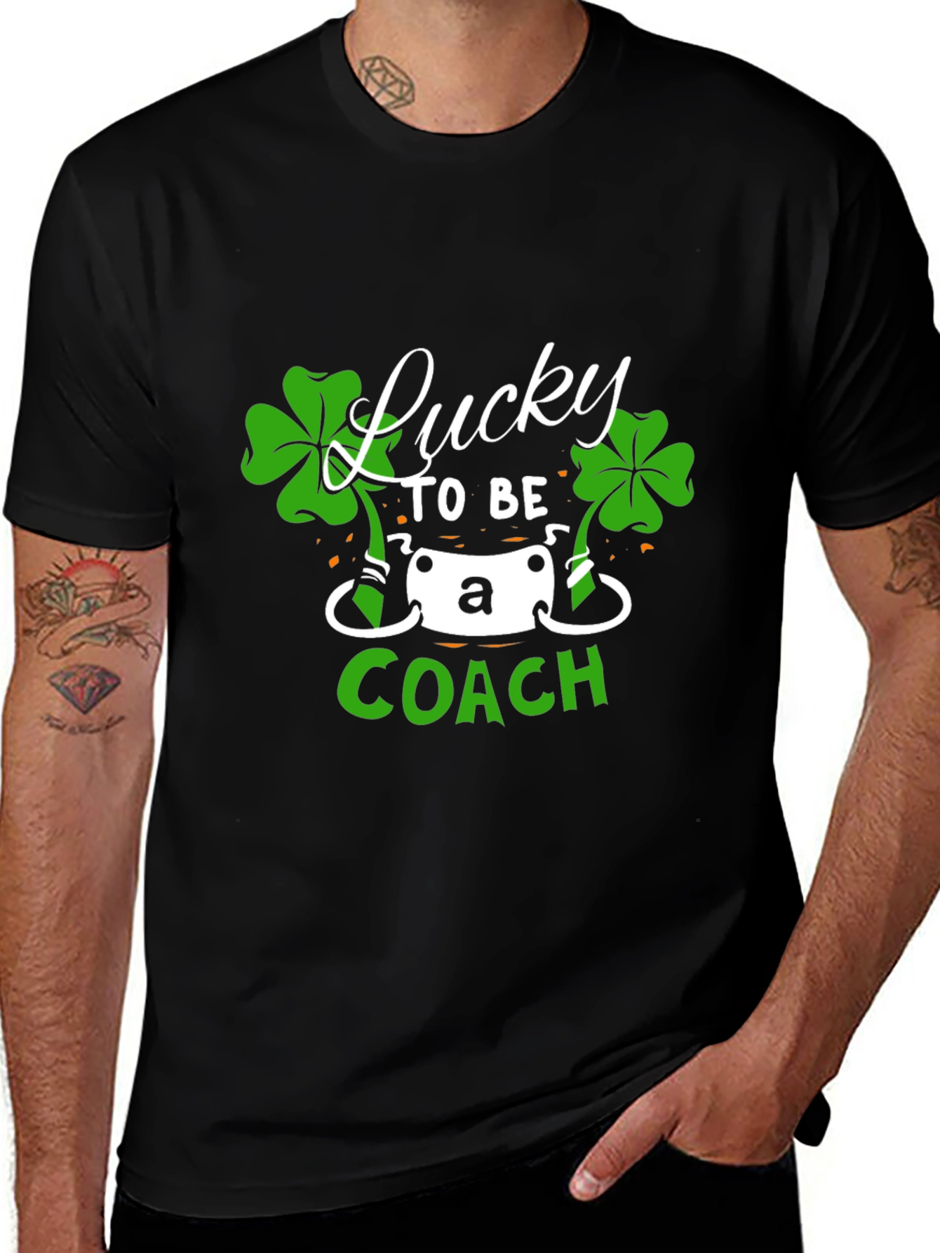 Lucky Coach St. Patricks Day Graphic Tee