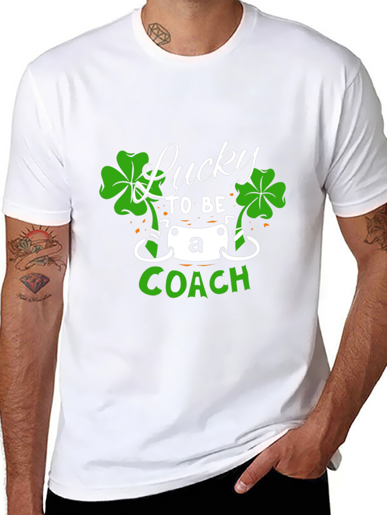 Lucky Coach St. Patricks Day Graphic Tee