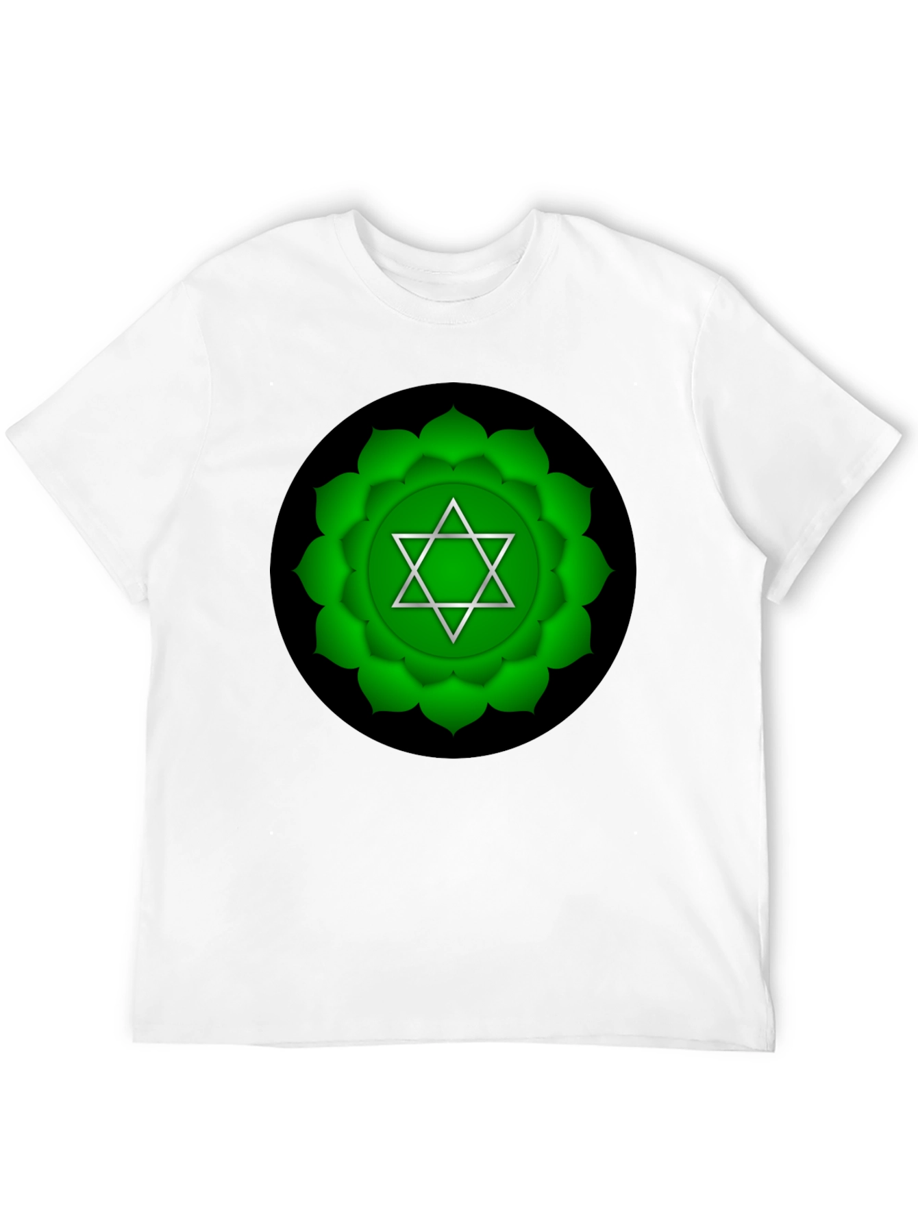 Heart Chakra T-Shirt - Green Spiritual Design