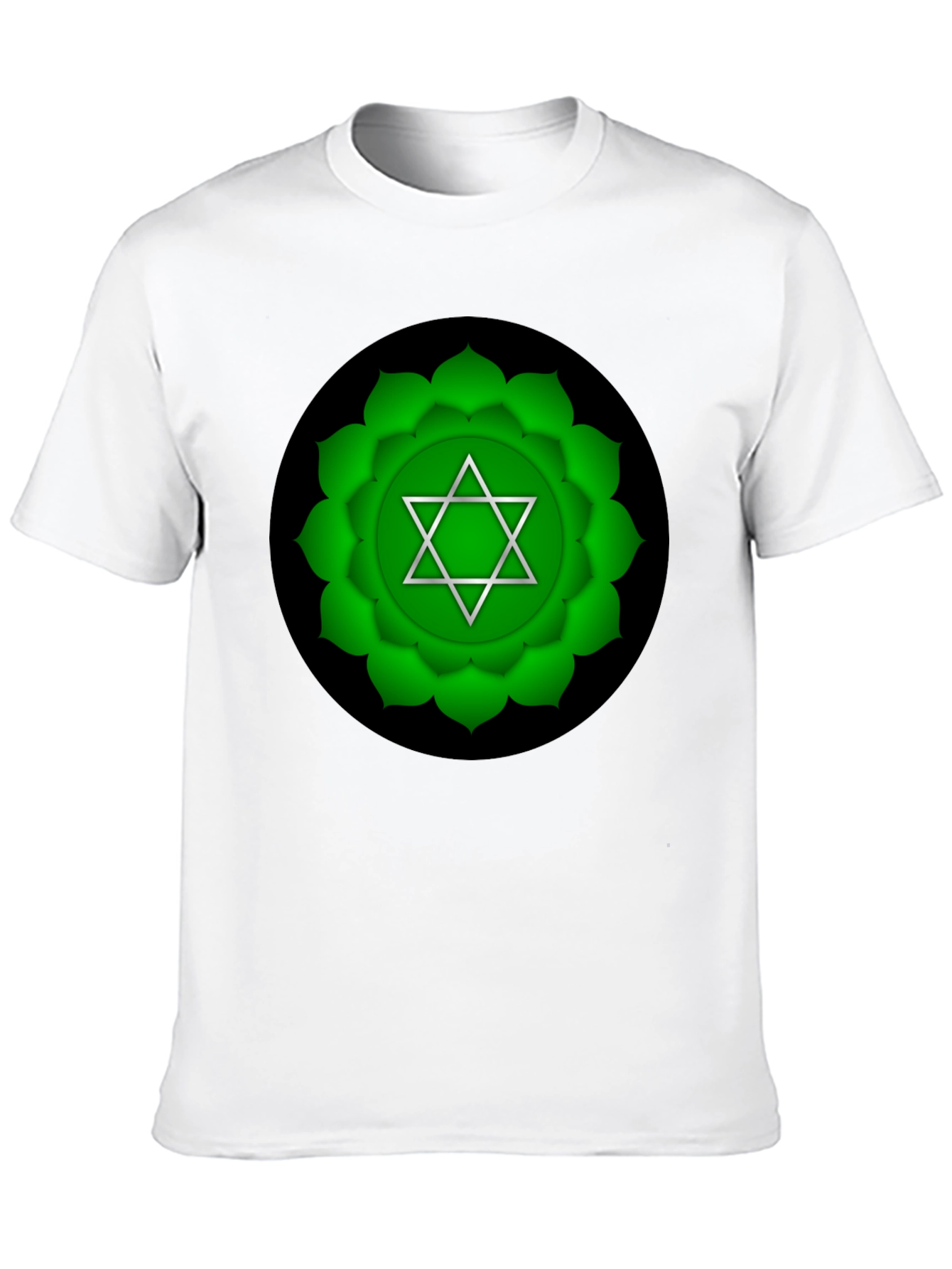 Heart Chakra T-Shirt - Green Spiritual Design