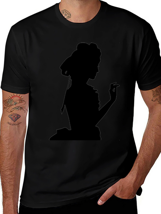 Silhouette Lady Black T-Shirt