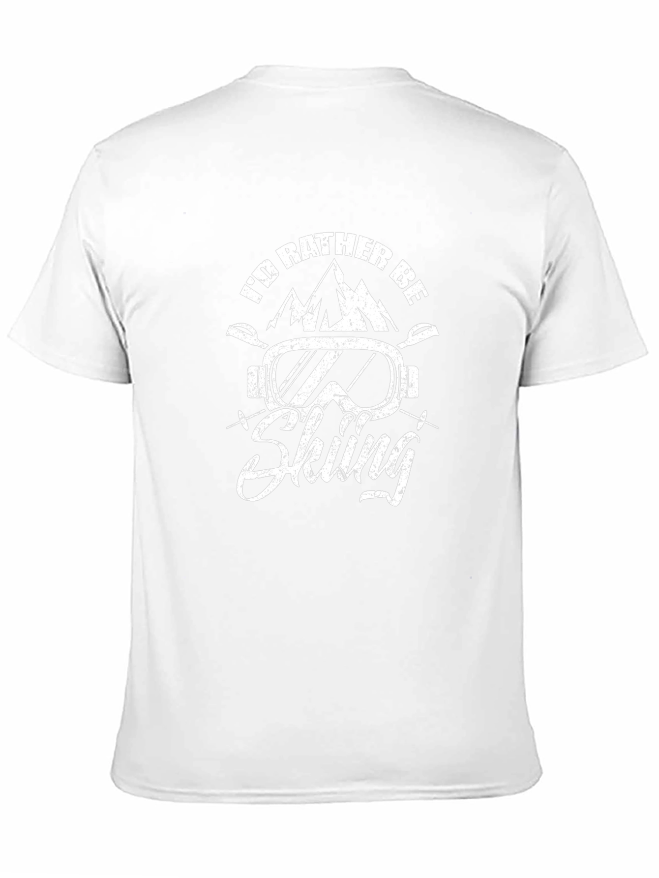 Id Rather Be Skiing Graphic T-Shirt