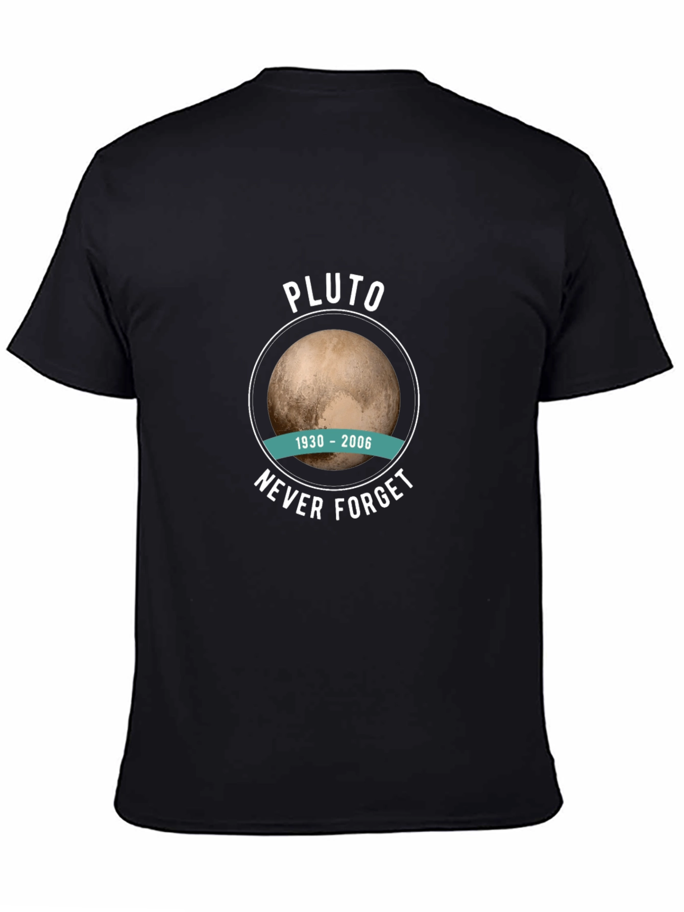 Pluto Never Forget T-Shirt - Mens Black Tee