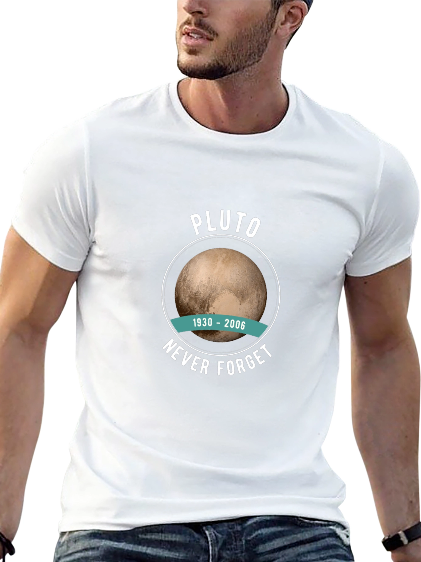 Pluto Never Forget T-Shirt - Mens Black Tee