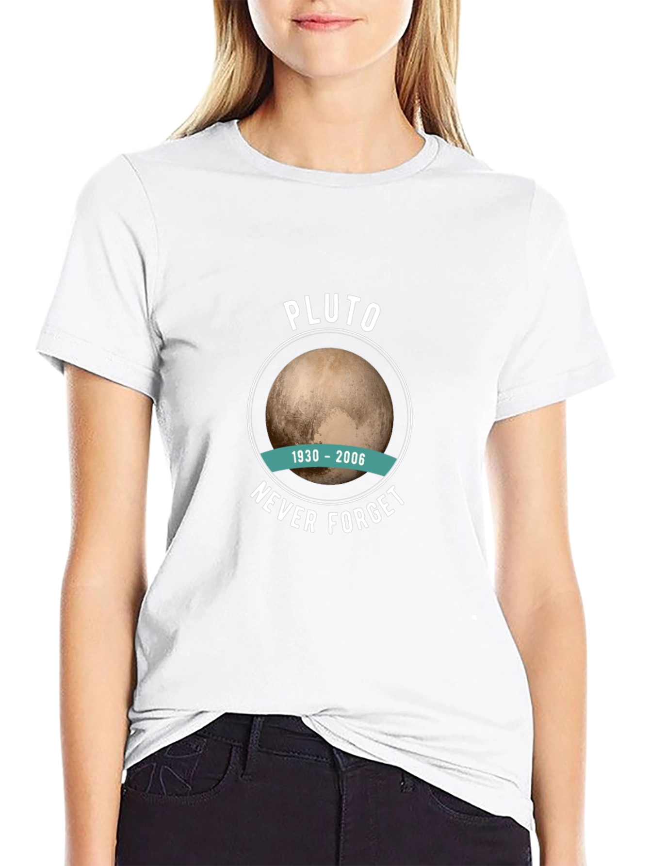 Pluto Never Forget T-Shirt - Mens Black Tee