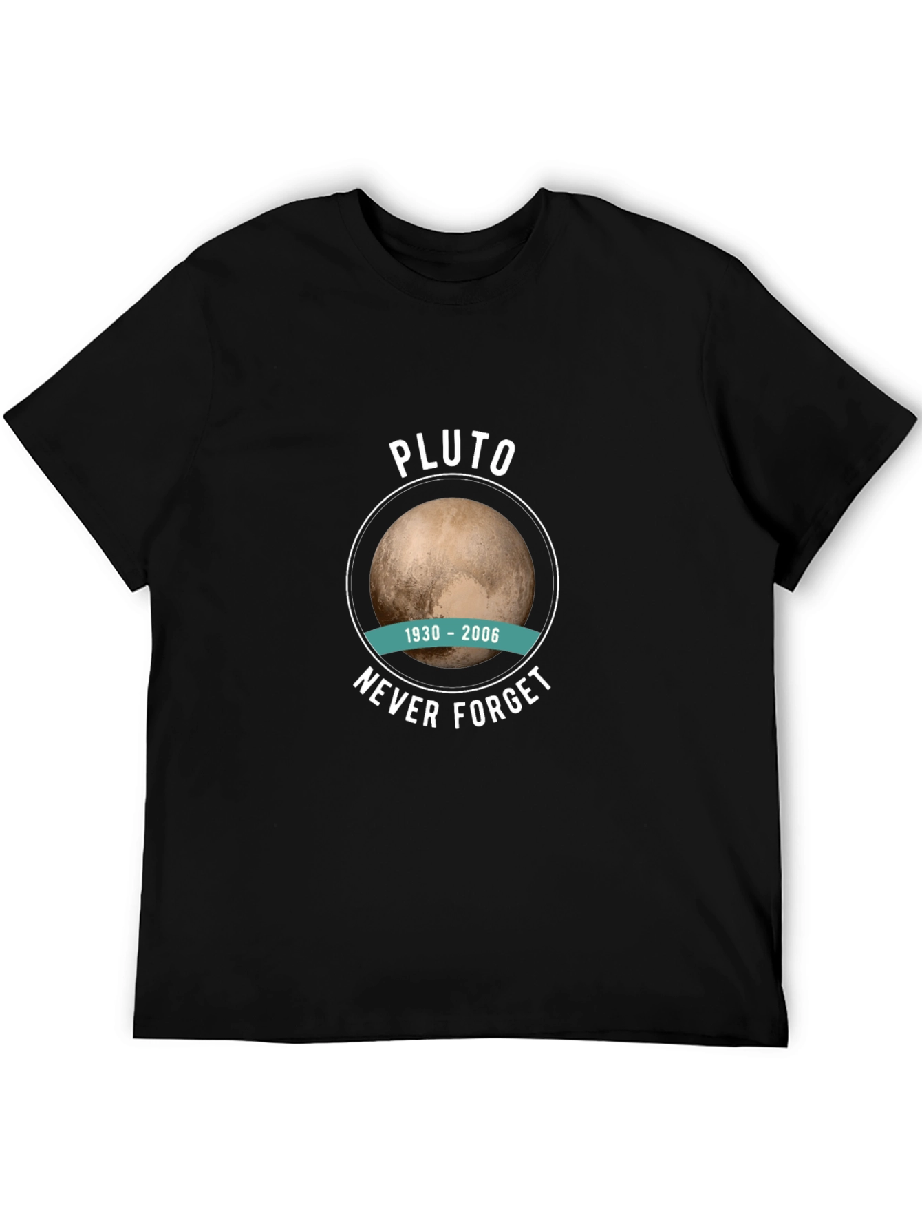 Pluto Never Forget T-Shirt - Mens Black Tee