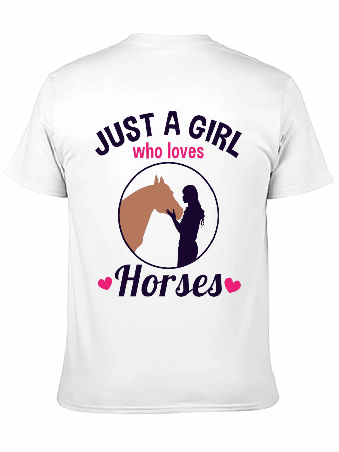 Just A Girl Who Loves Horses Graphic Tee