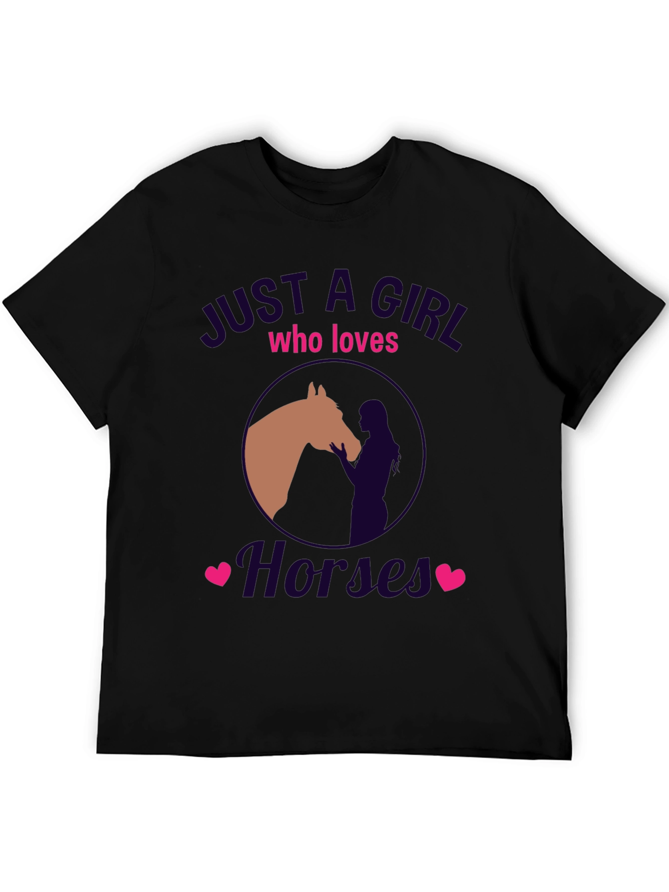 Just A Girl Who Loves Horses Graphic Tee