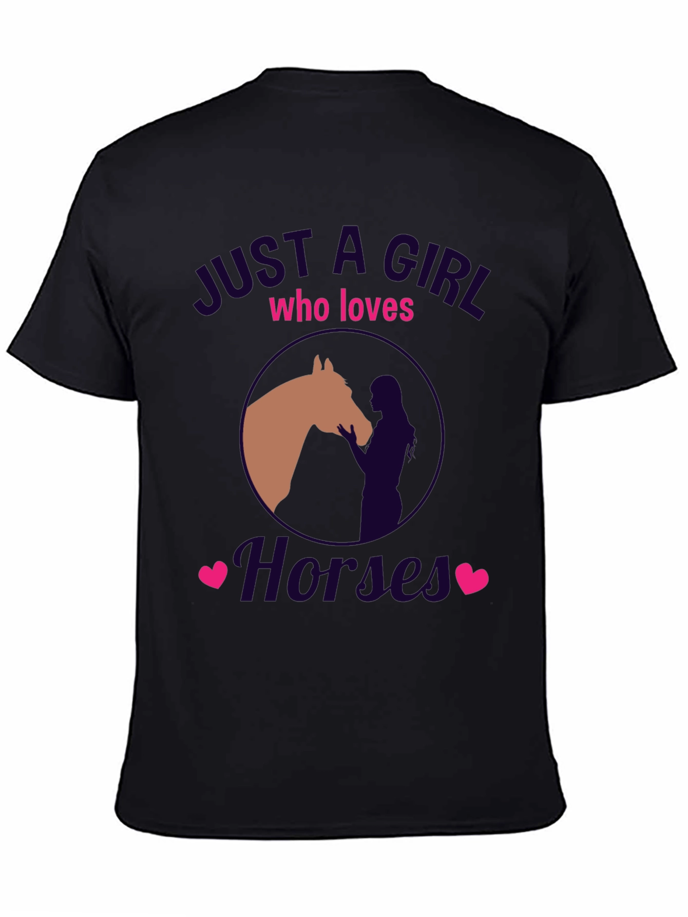 Just A Girl Who Loves Horses Graphic Tee