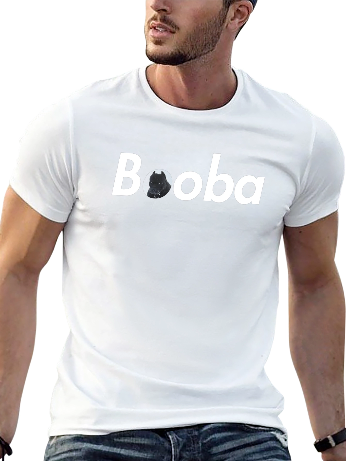 Booba Dog Graphic Tee - Stylish Casual Wear