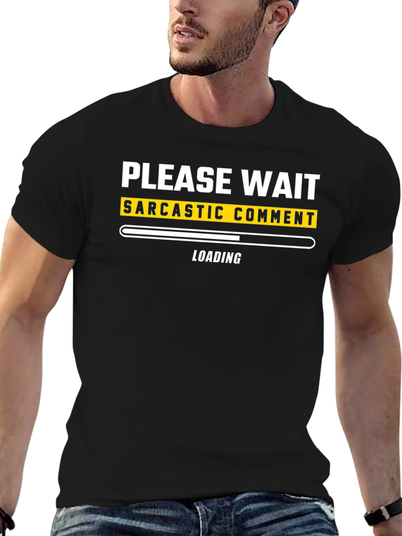 Sarcastic Comment Loading T-Shirt - Funny Graphic Tee