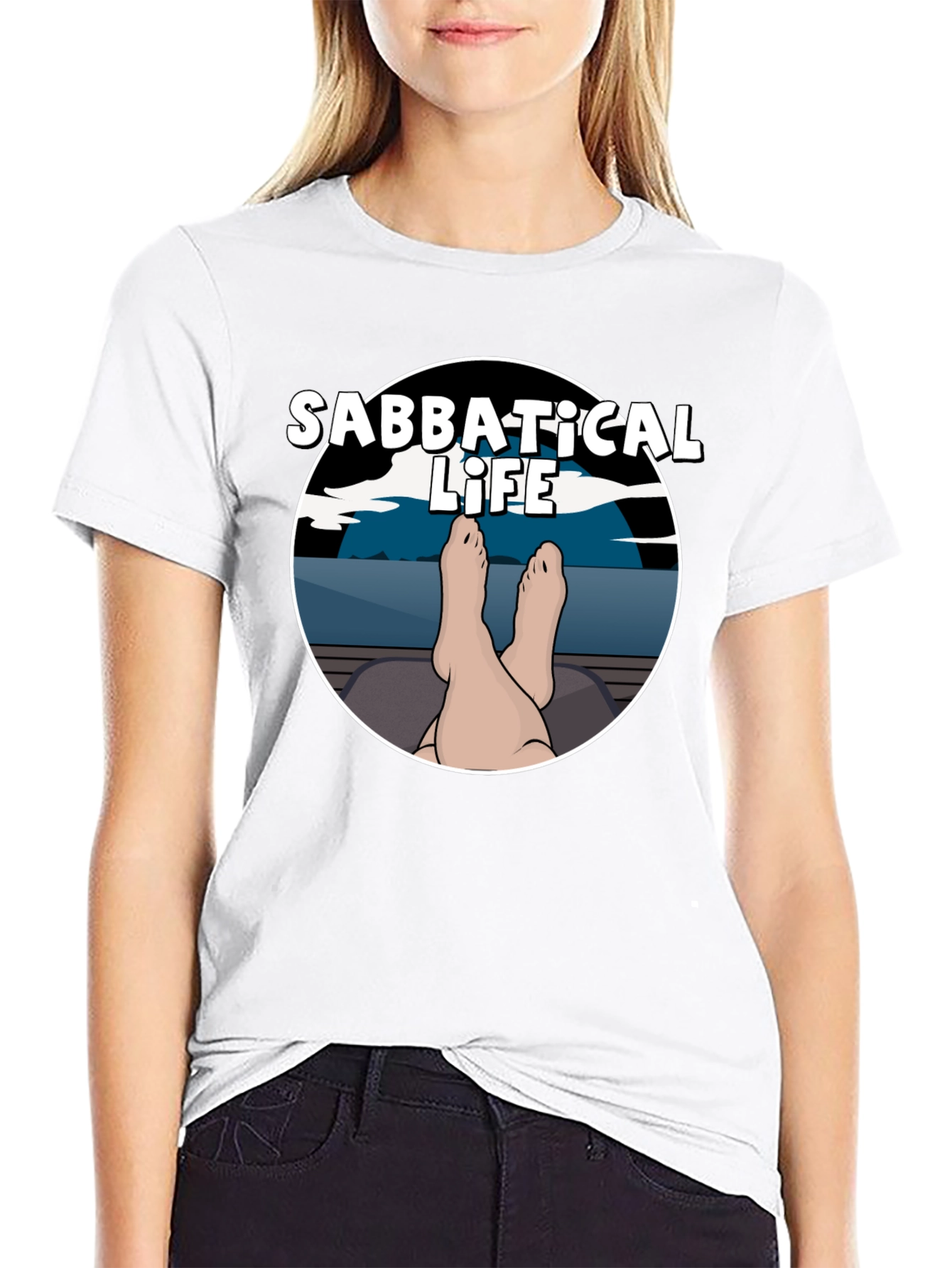 Sabbatical Life T-Shirt - Relaxing Vacation Vibes!