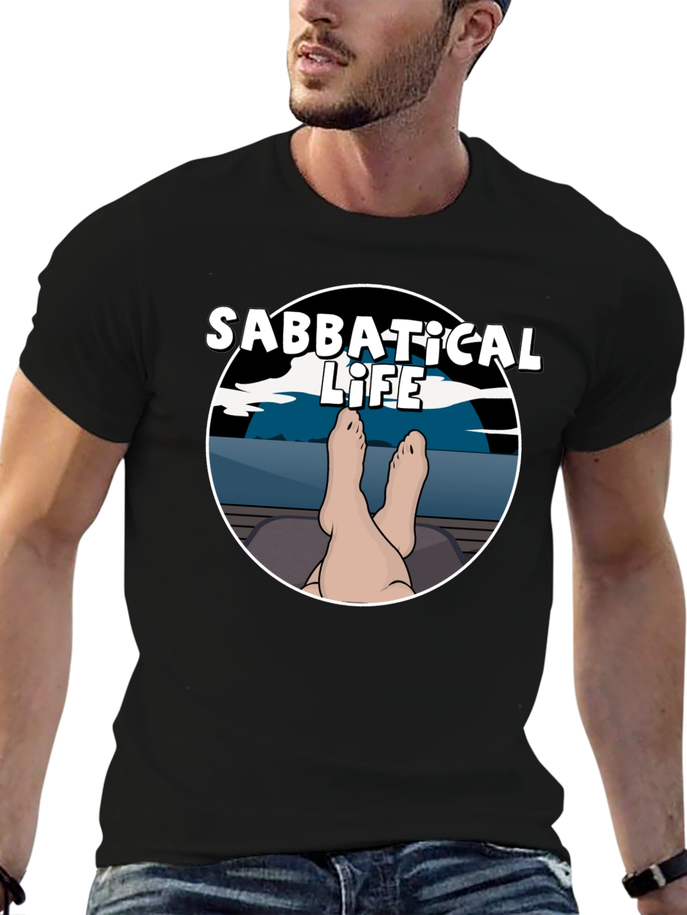 Sabbatical Life T-Shirt - Relaxing Vacation Vibes!