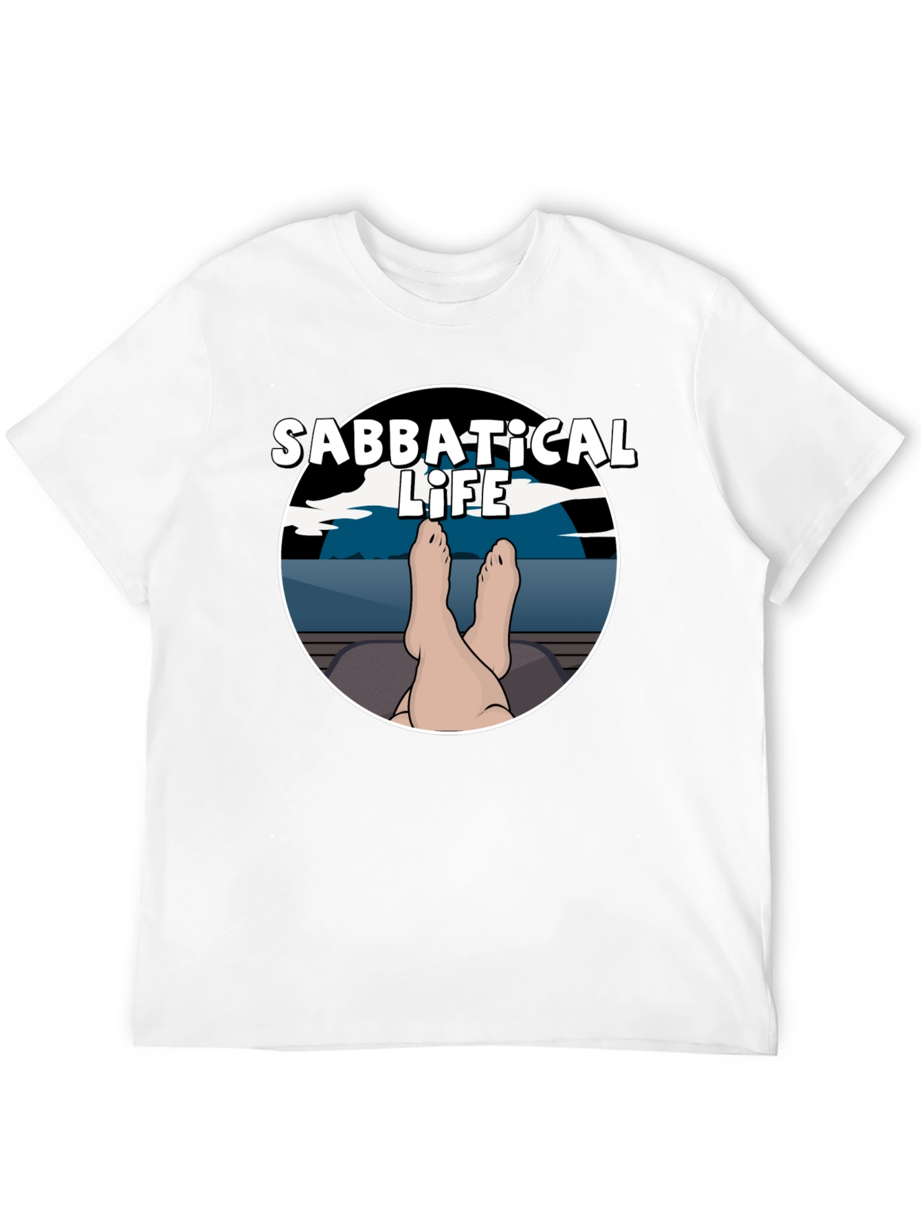 Sabbatical Life T-Shirt - Relaxing Vacation Vibes!