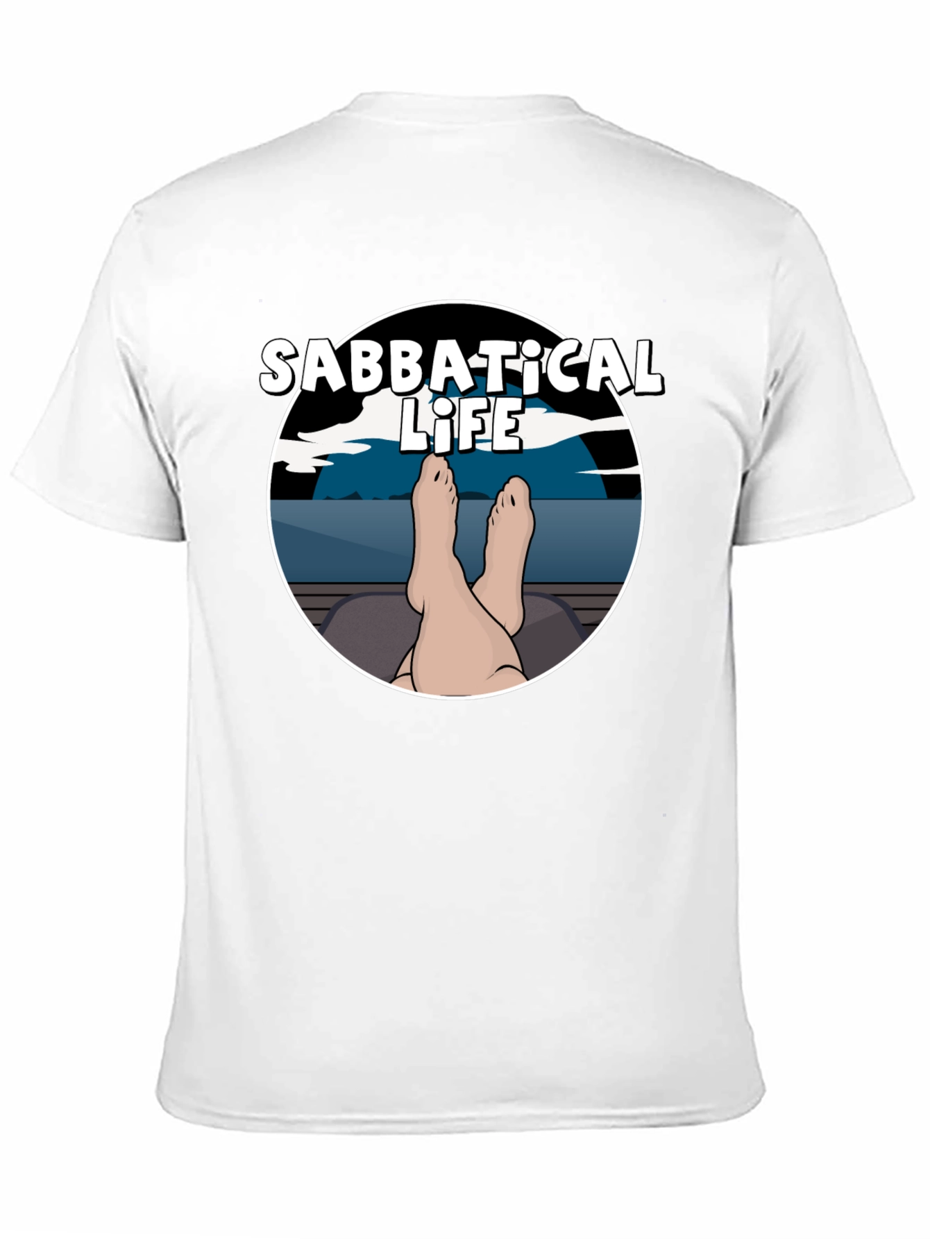 Sabbatical Life T-Shirt - Relaxing Vacation Vibes!
