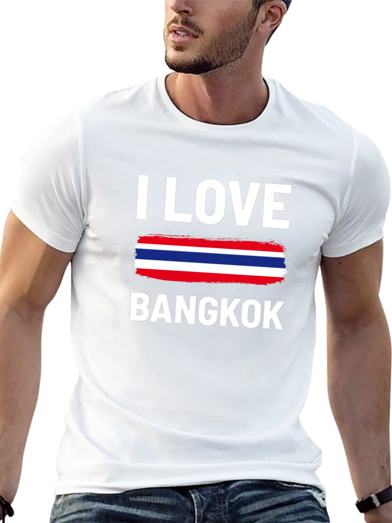 I Love Bangkok T-Shirt - Thailand Flag