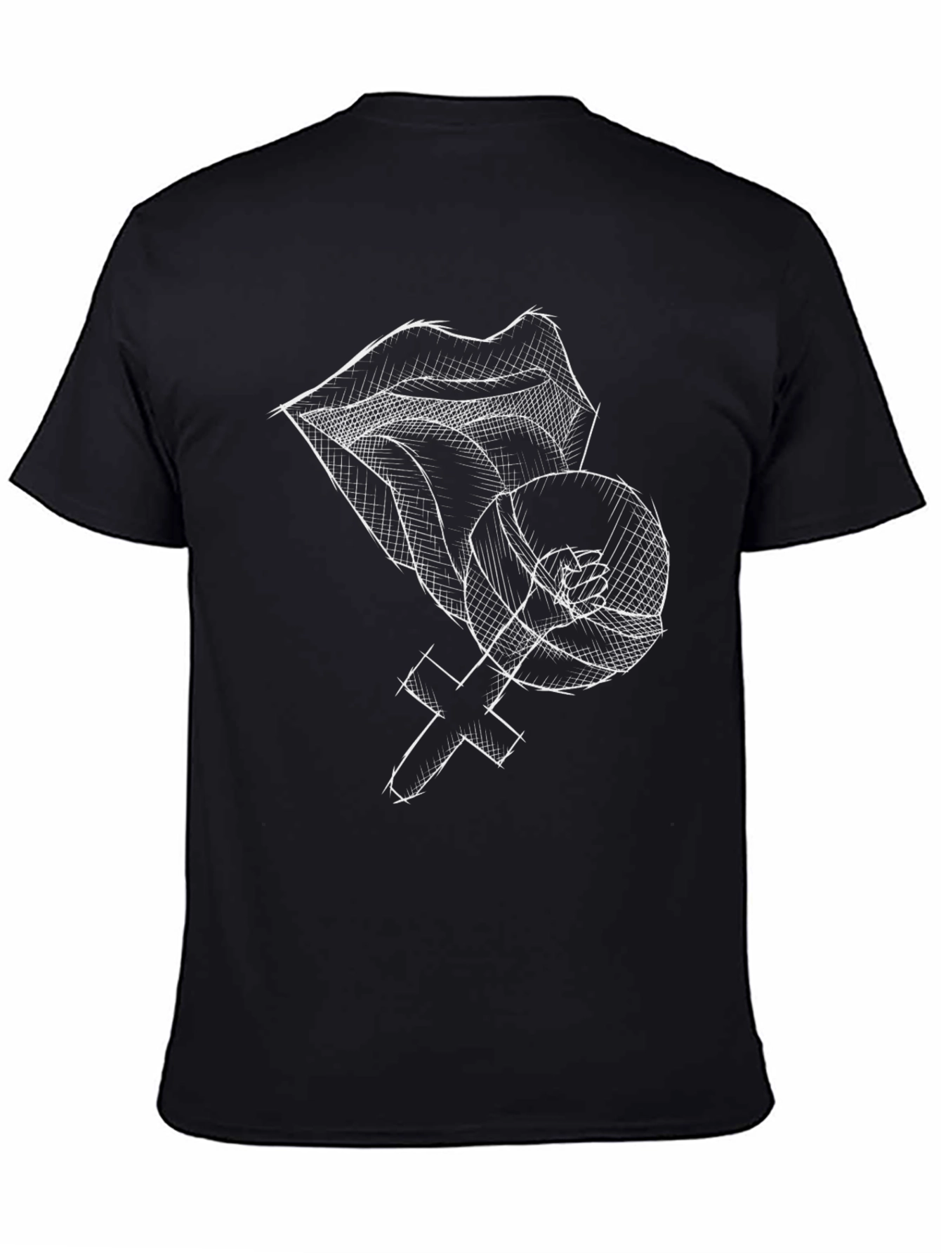 Feminist Fist & Lips Graphic T-Shirt