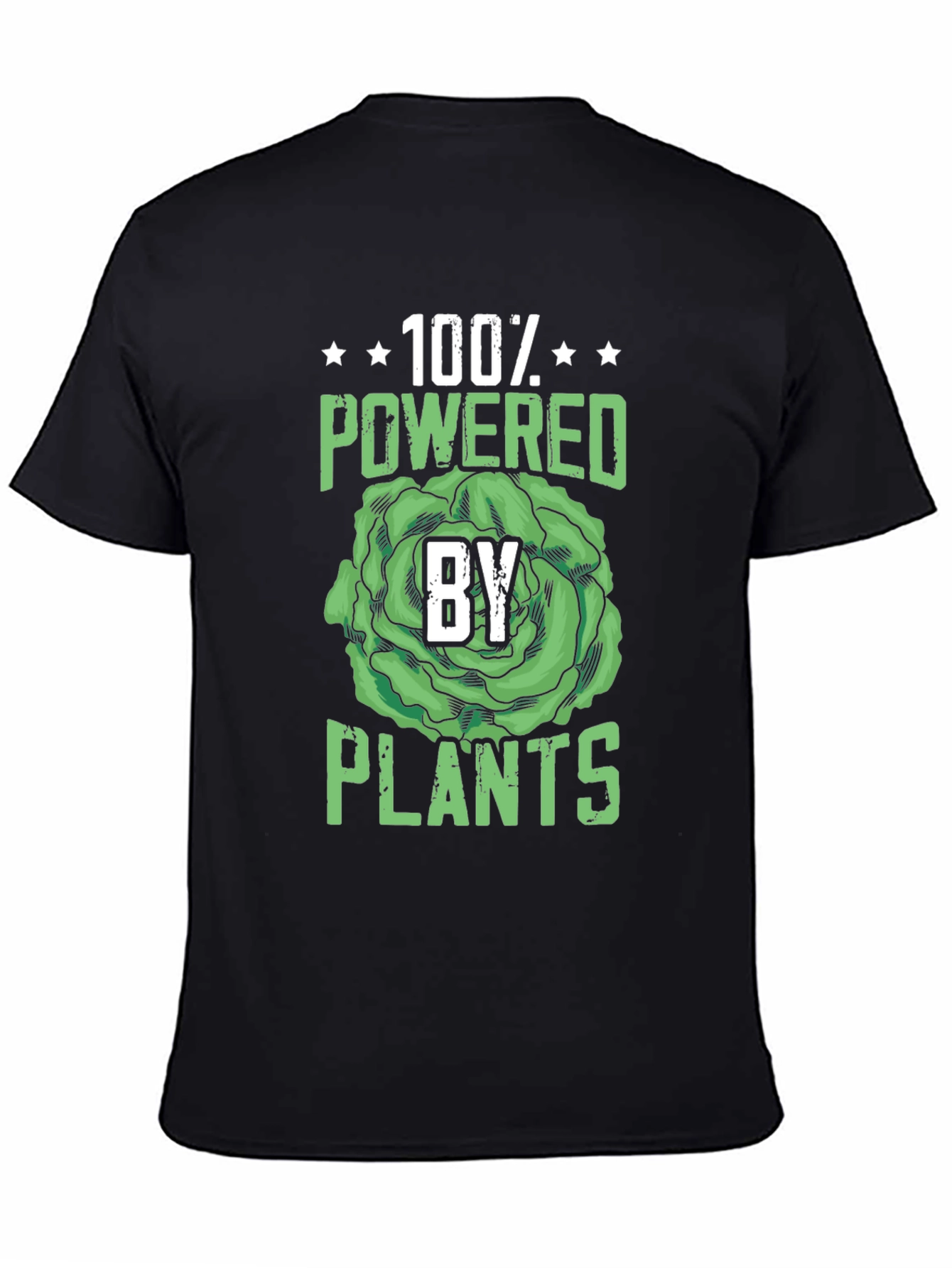 100% Powered By Plants Graphic Tee - Vegan T-Shirt
