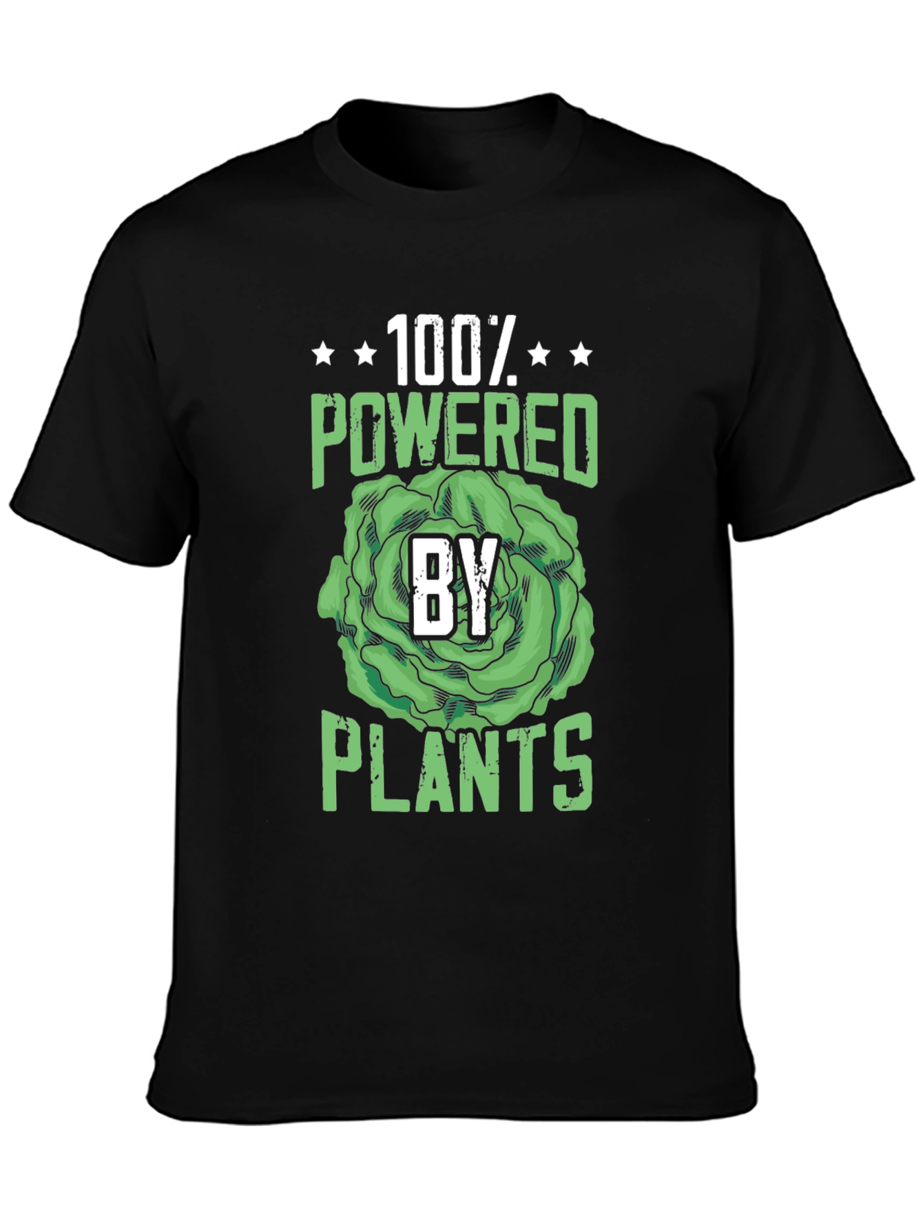 100% Powered By Plants Graphic Tee - Vegan T-Shirt