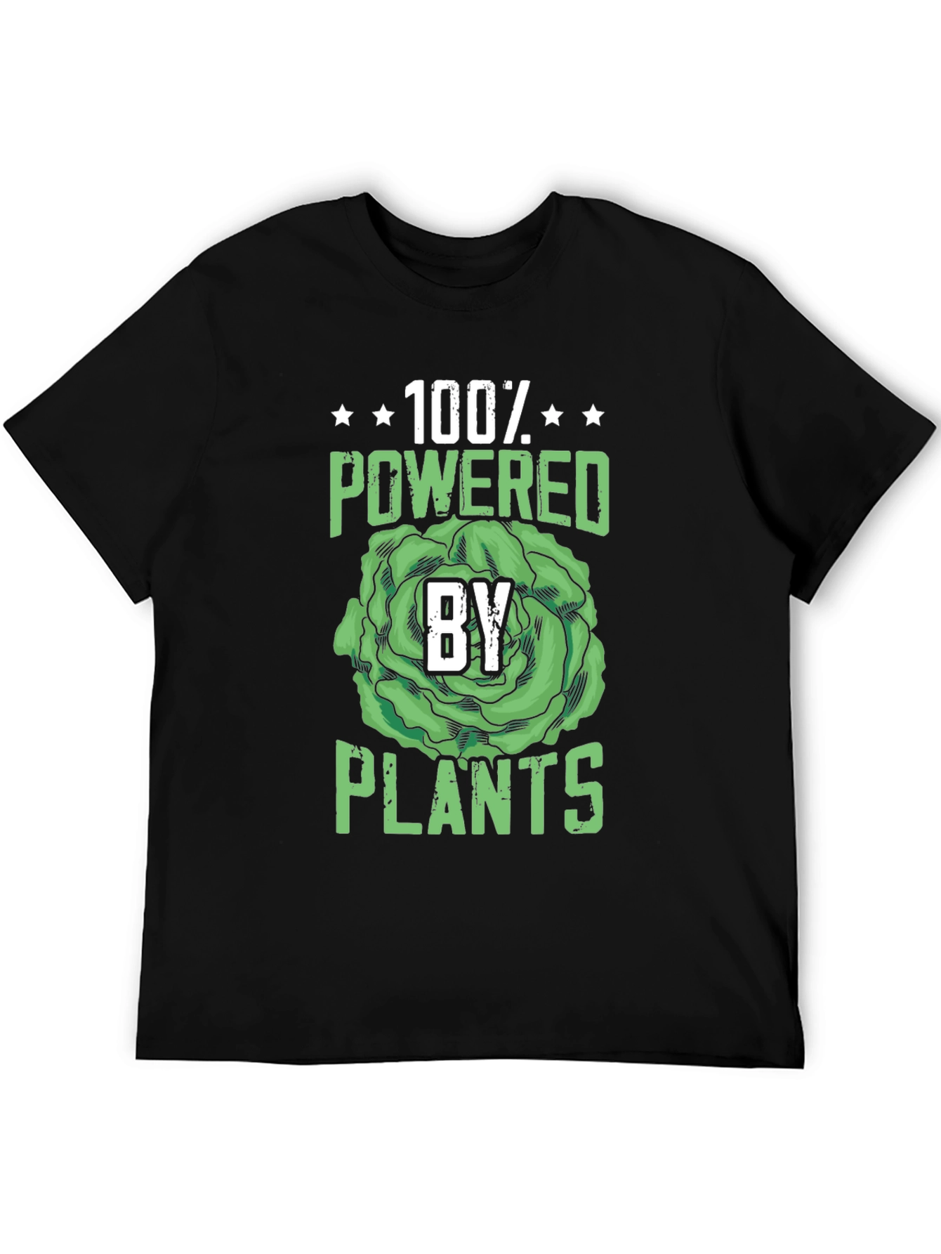 100% Powered By Plants Graphic Tee - Vegan T-Shirt