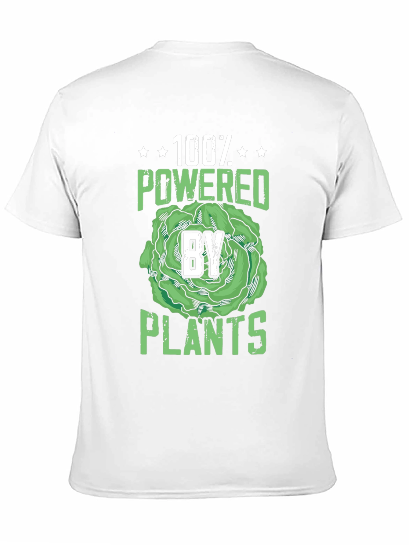 100% Powered By Plants Graphic Tee - Vegan T-Shirt