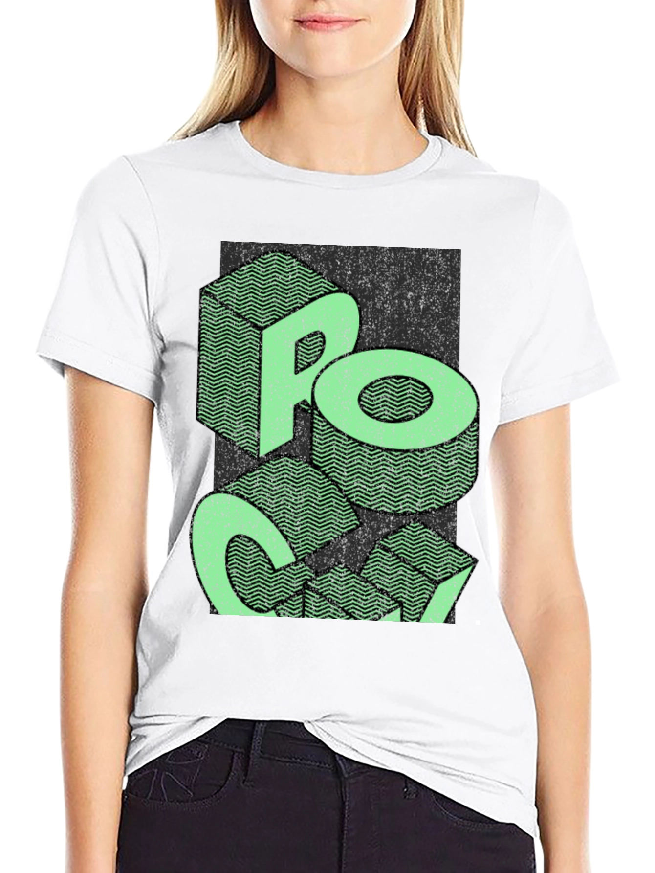 Retro Graphic Tee - Rock On