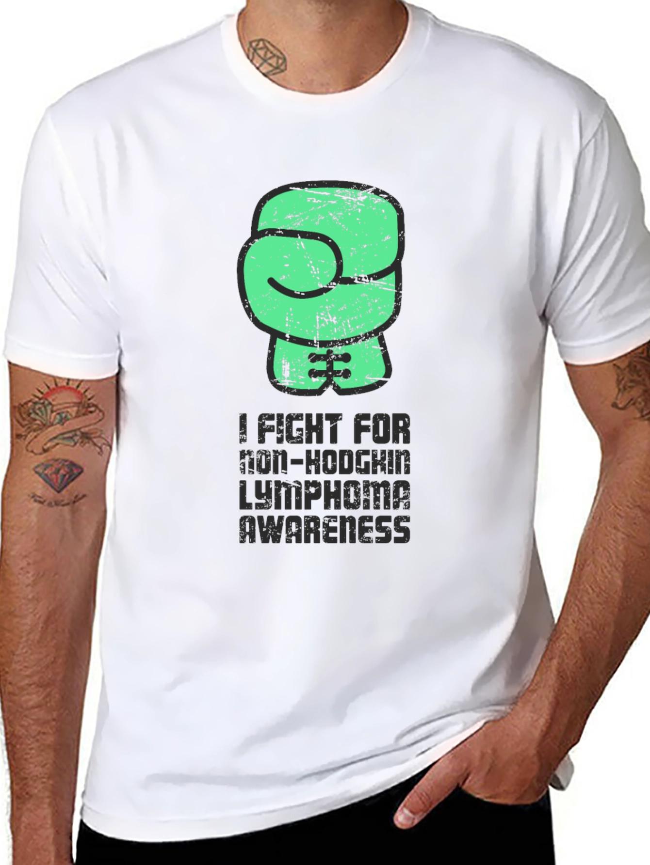 Fight Non-Hodgkin Lymphoma Awareness T-Shirt