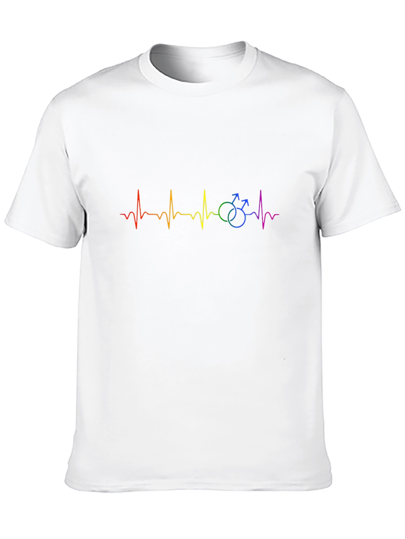 Pride Pulse T-Shirt - LGBTQ+ Heartbeat Tee